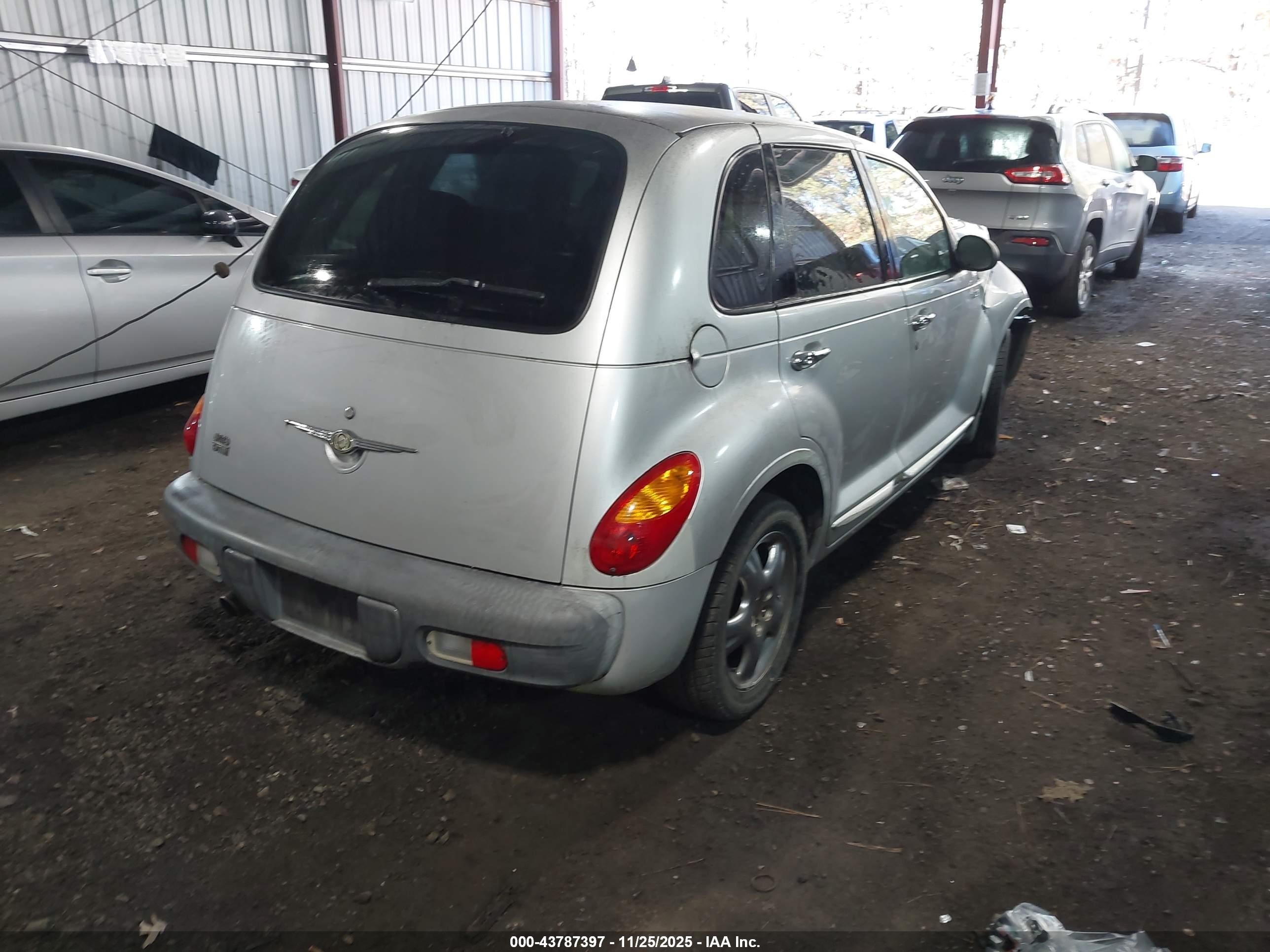 2002 Chrysler Pt Cruiser Limited Gray vin: 3C8FY68B52T233338