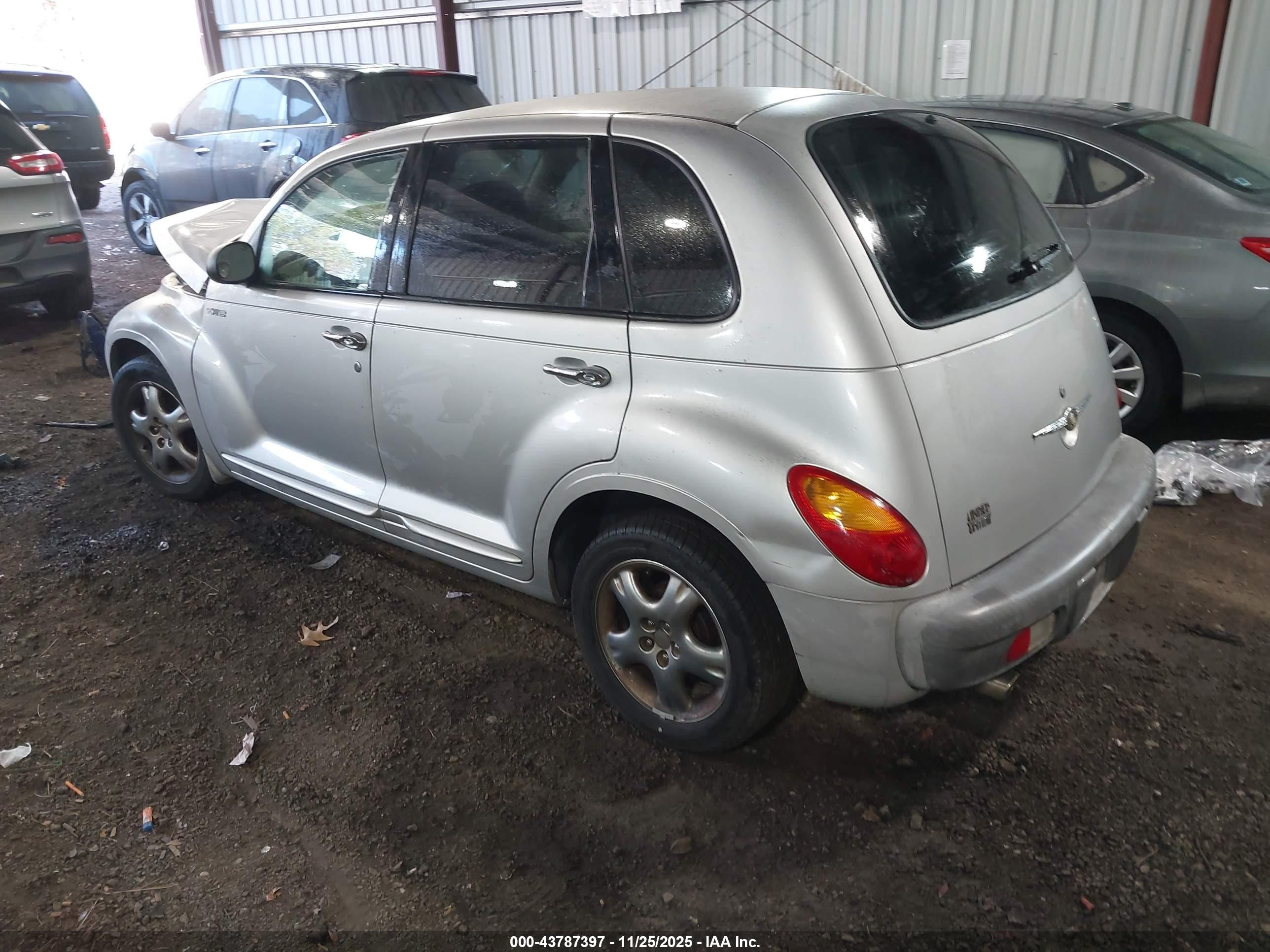 2002 Chrysler Pt Cruiser Limited Gray vin: 3C8FY68B52T233338