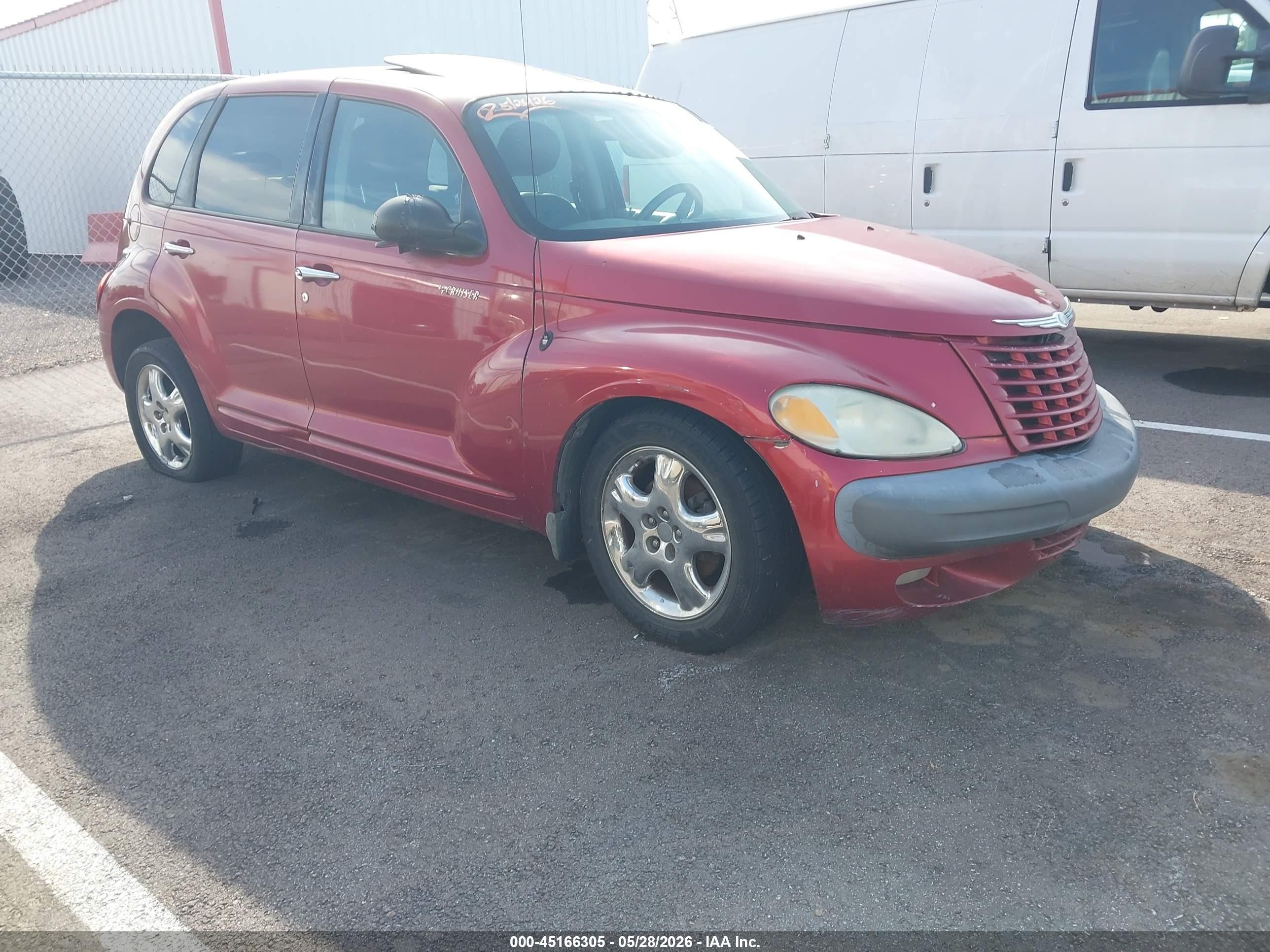 2002 Chrysler Pt Cruiser Limited Red vin: 3C8FY68B52T238457