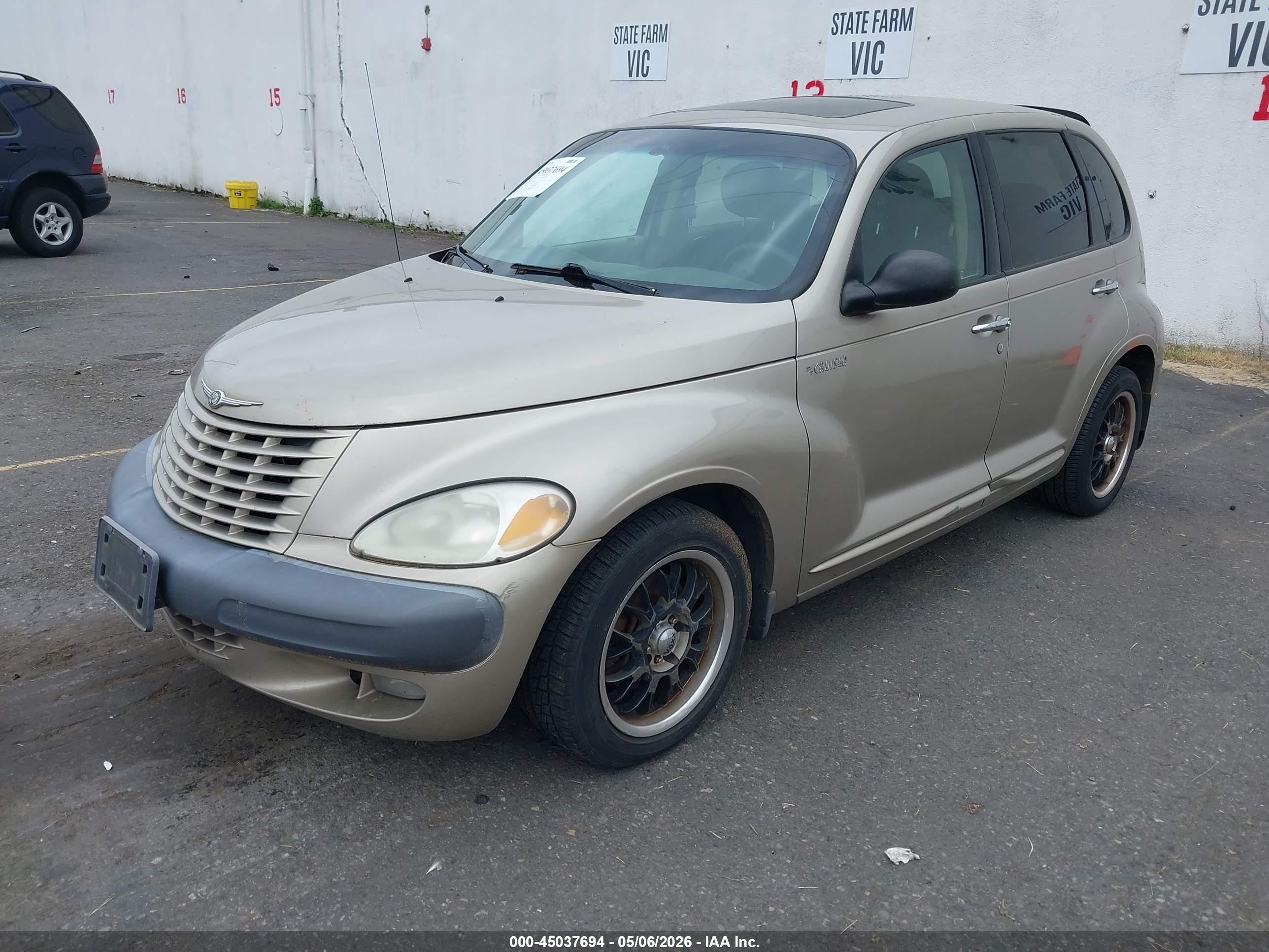 2002 Chrysler Pt Cruiser Limited Золотой vin: 3C8FY68B52T253220