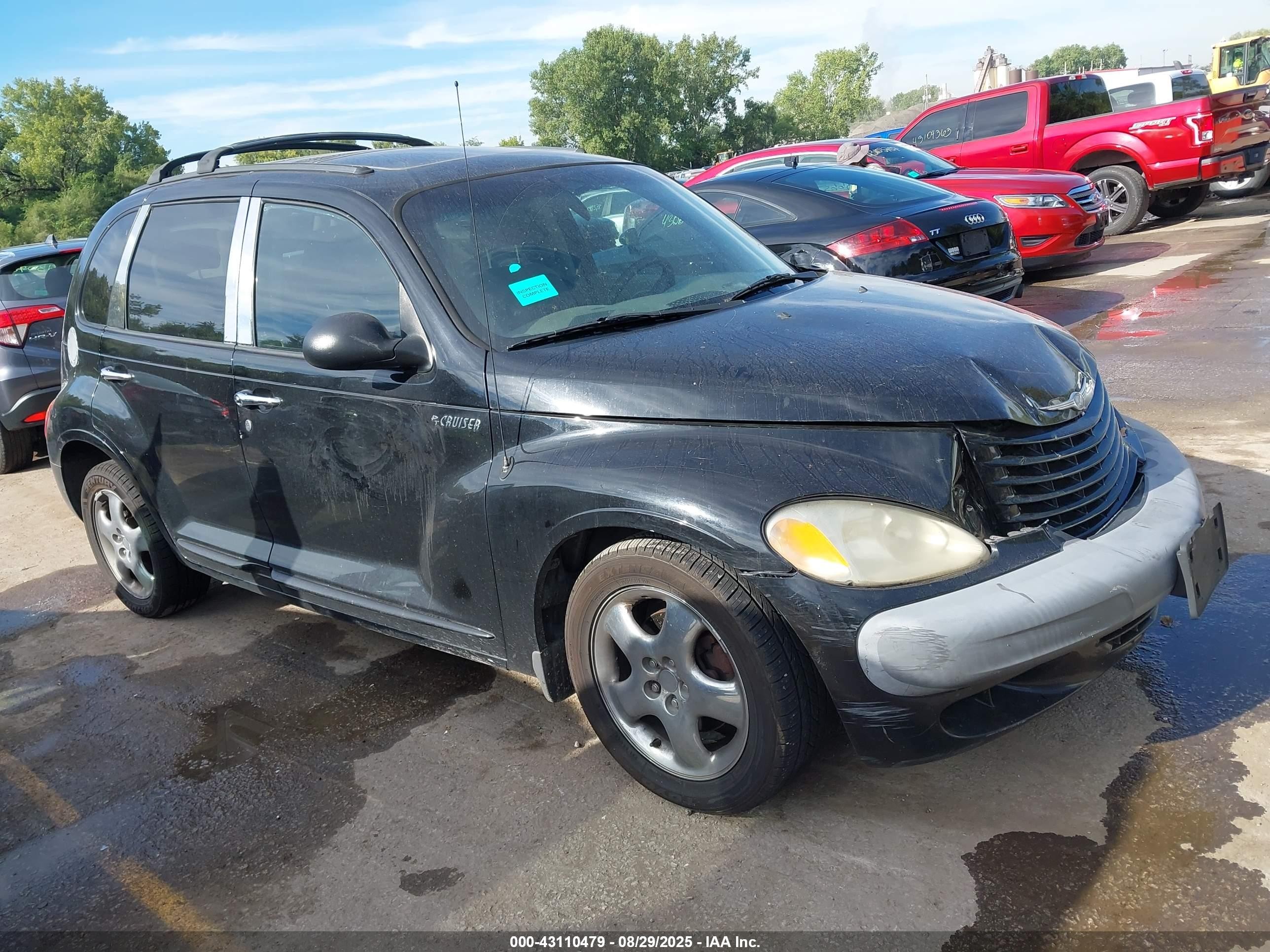 2002 Chrysler Pt Cruiser Limited Black vin: 3C8FY68B52T302870