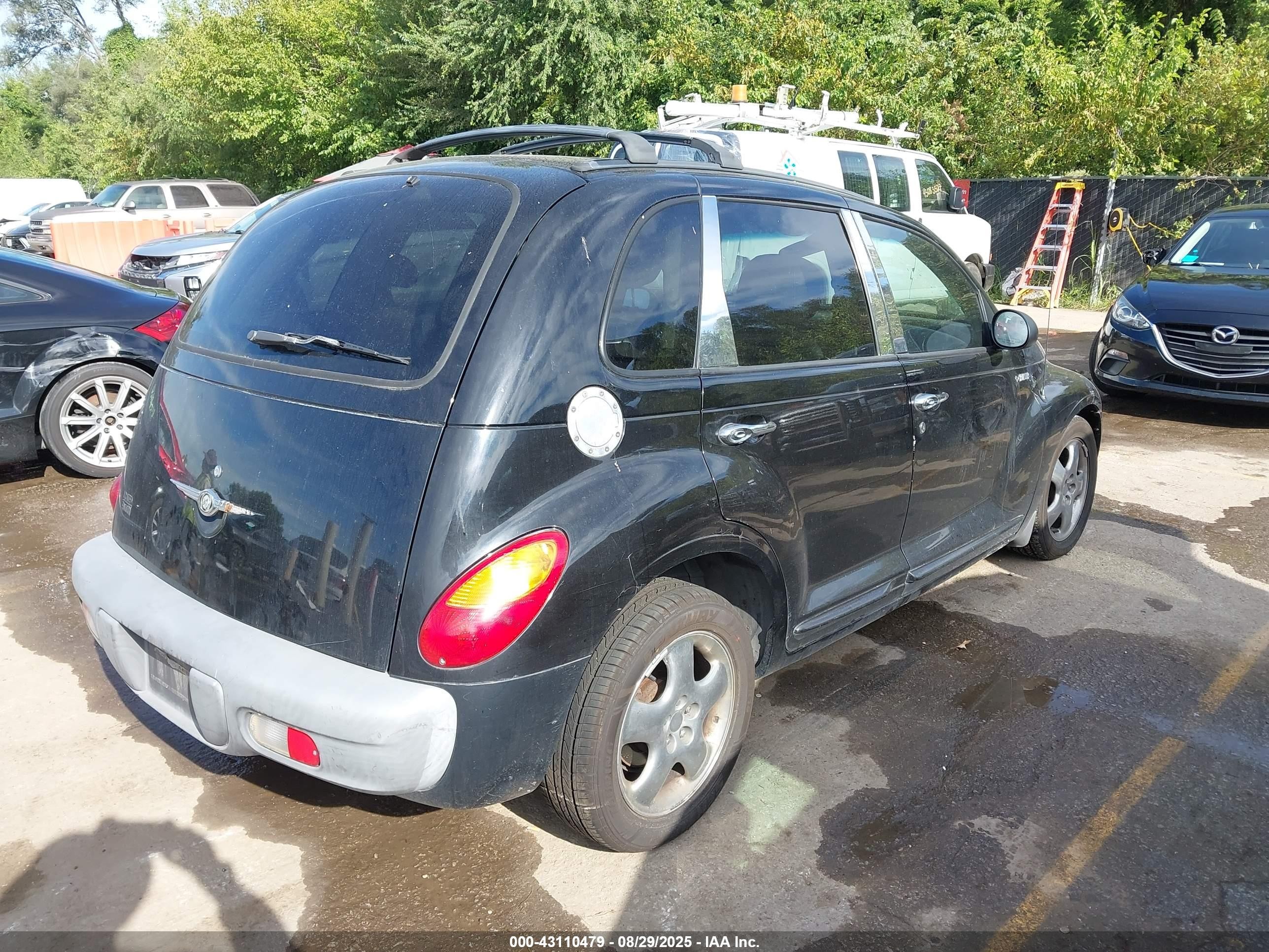 2002 Chrysler Pt Cruiser Limited Black vin: 3C8FY68B52T302870