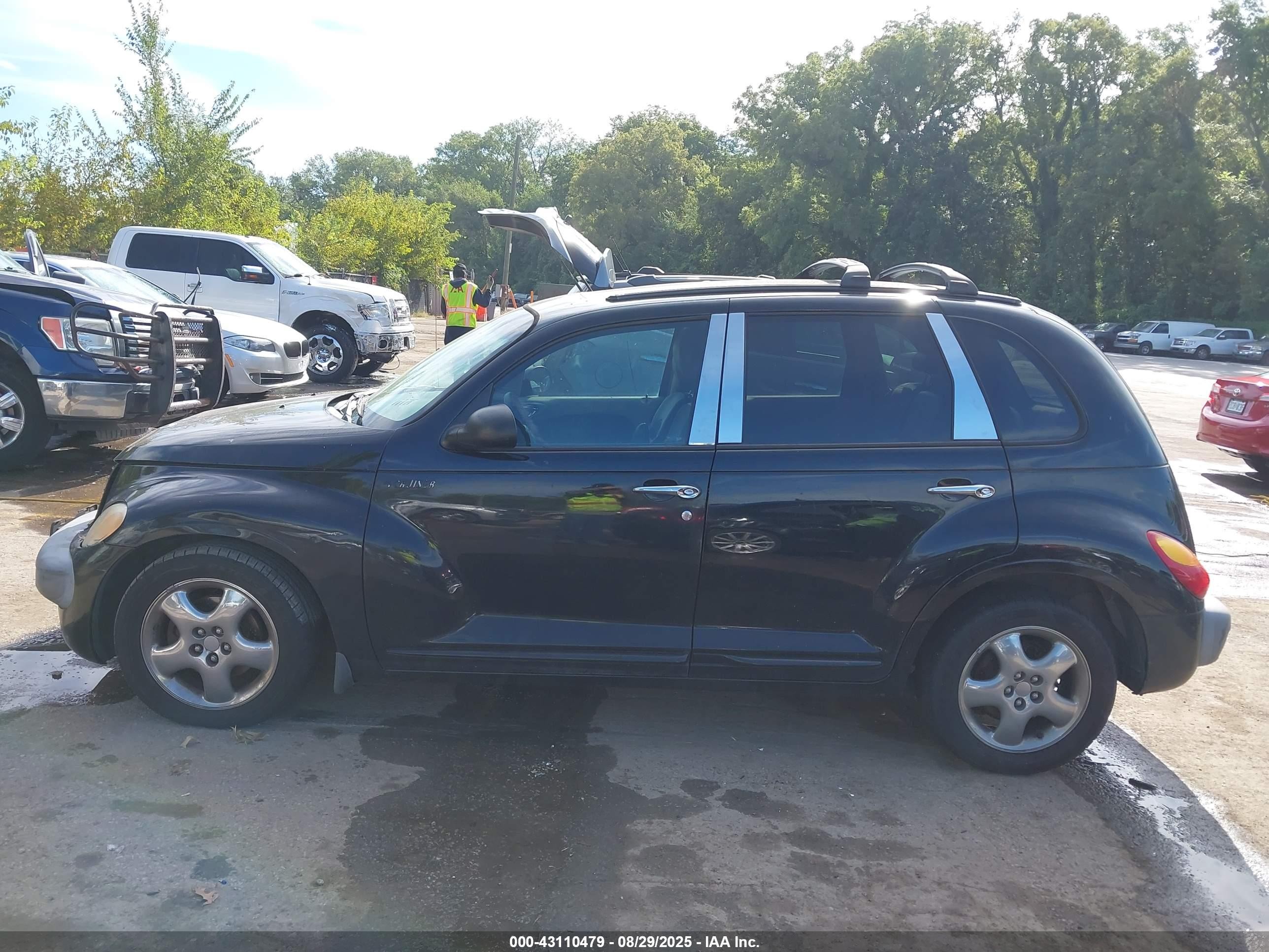 2002 Chrysler Pt Cruiser Limited Black vin: 3C8FY68B52T302870
