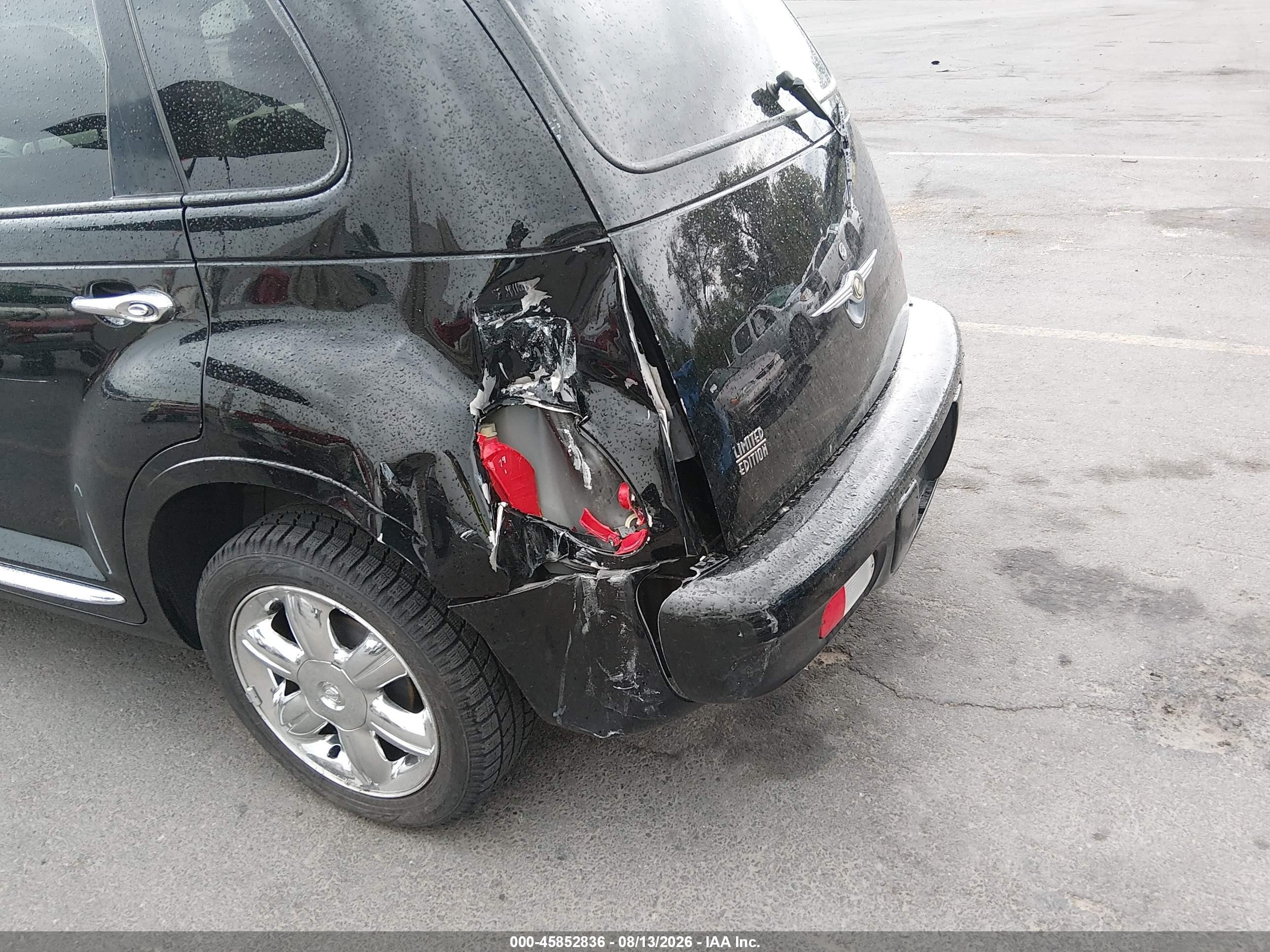 2005 Chrysler Pt Cruiser Limited Black vin: 3C8FY68B55T536768