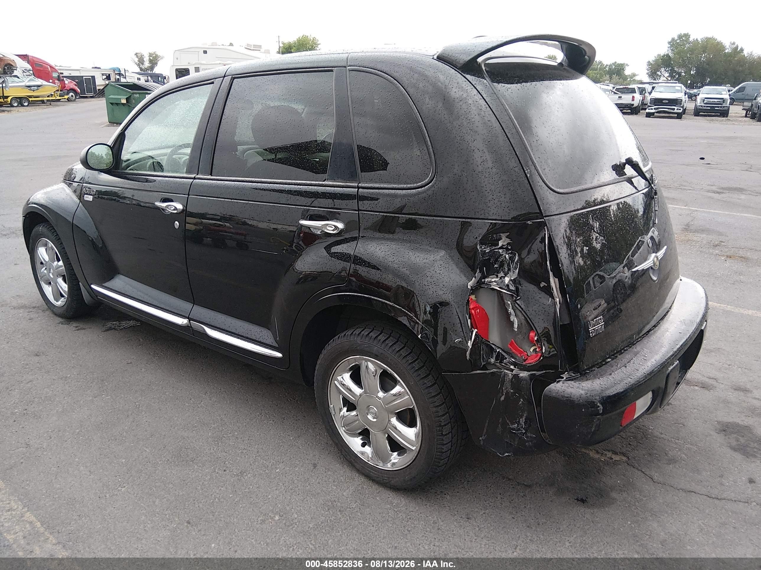 2005 Chrysler Pt Cruiser Limited Black vin: 3C8FY68B55T536768
