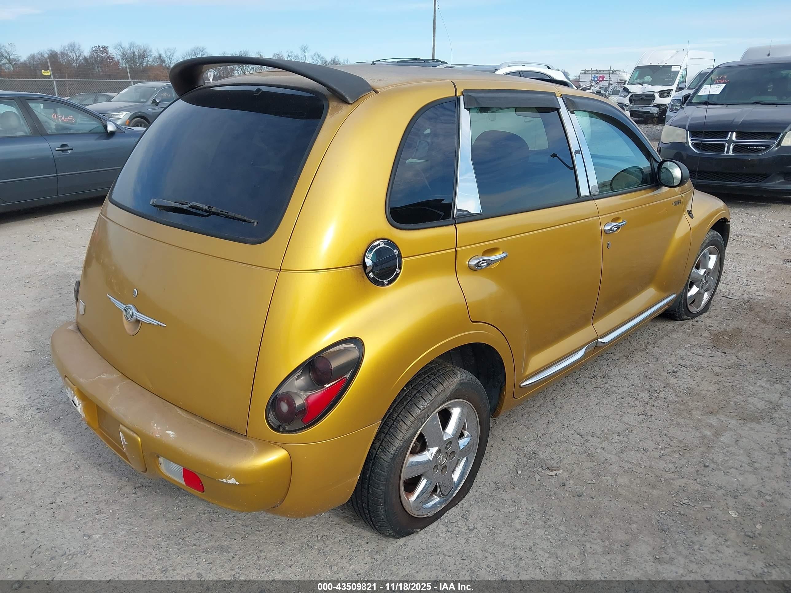 2002 Chrysler Pt Cruiser Limited Gold vin: 3C8FY68B62T343363
