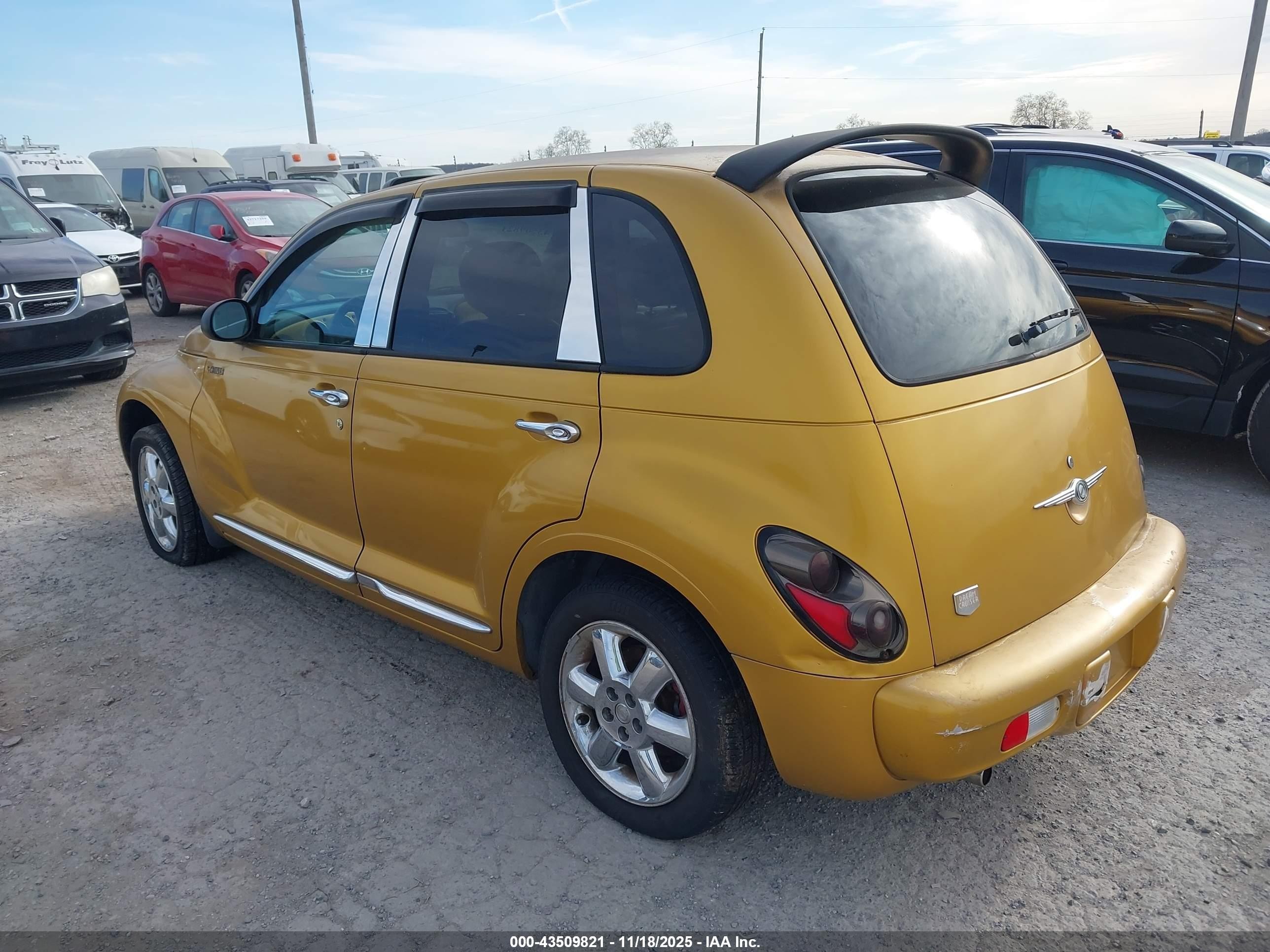 2002 Chrysler Pt Cruiser Limited Gold vin: 3C8FY68B62T343363