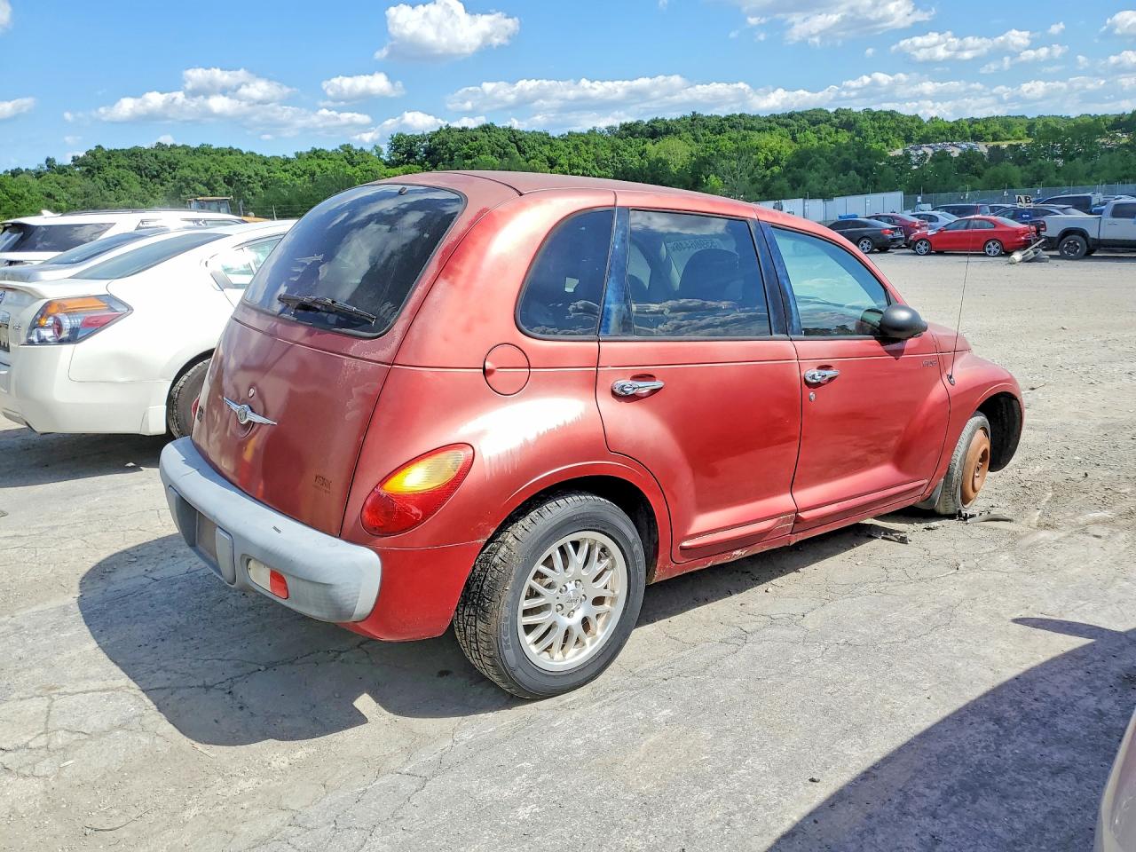 2002 Chrysler Pt Cruiser Limited Бордовый vin: 3C8FY68B72T268432