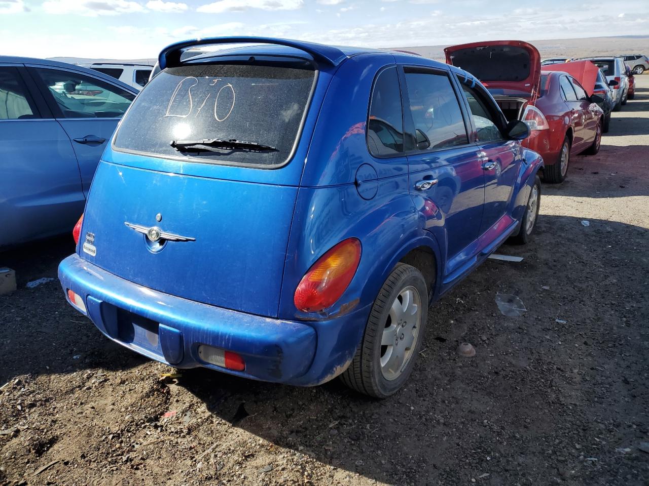 2005 Chrysler Pt Cruiser Limited Blue vin: 3C8FY68B75T547481