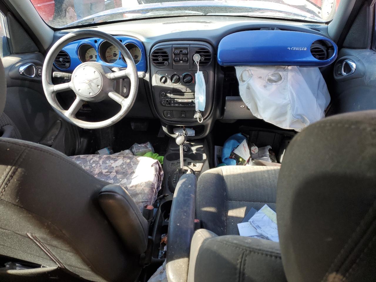 2005 Chrysler Pt Cruiser Limited Blue vin: 3C8FY68B75T547481