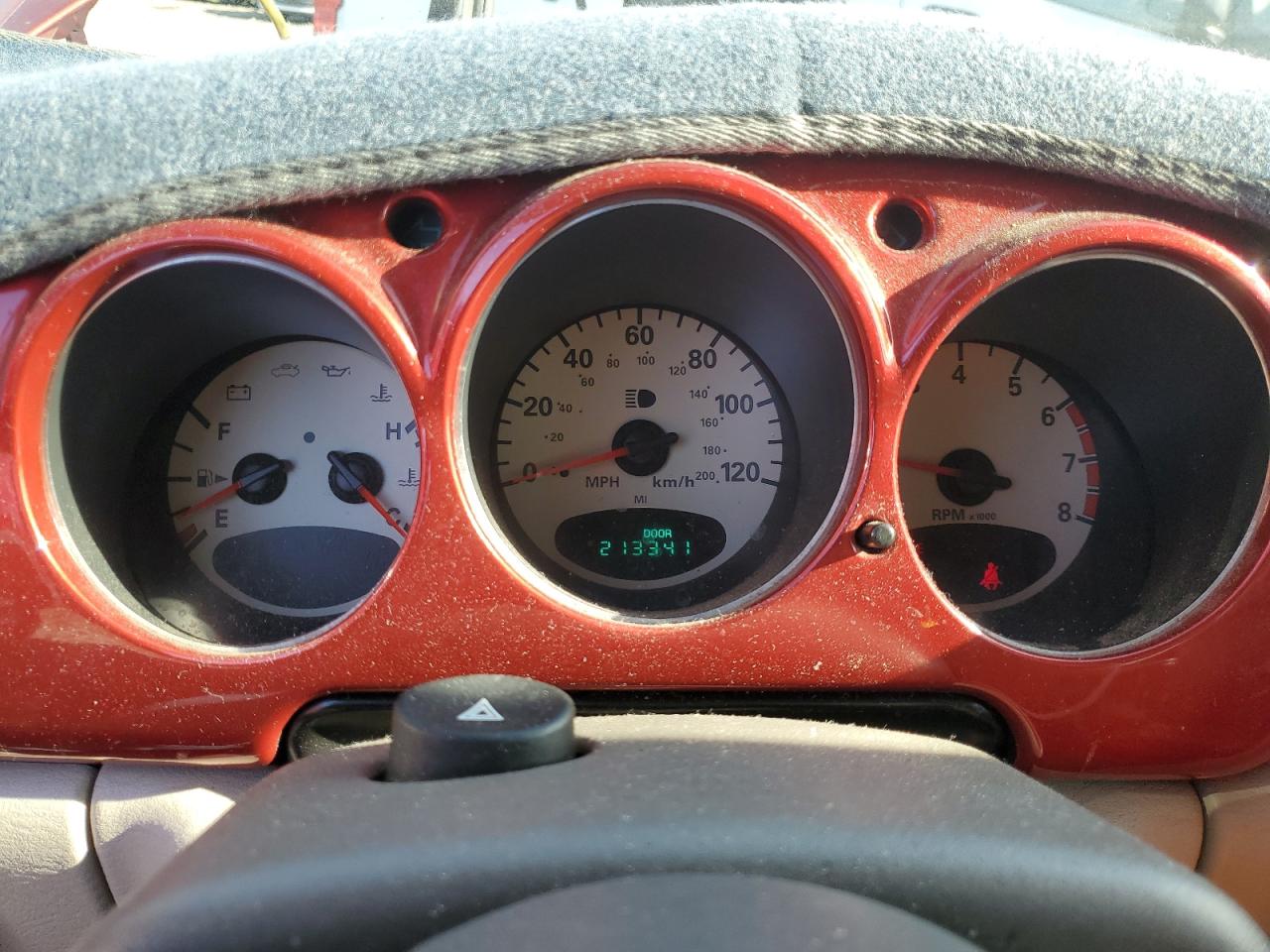 2002 Chrysler Pt Cruiser Limited Red vin: 3C8FY68B82T305519