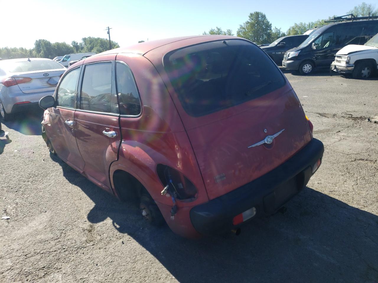 2002 Chrysler Pt Cruiser Limited Red vin: 3C8FY68B82T305519