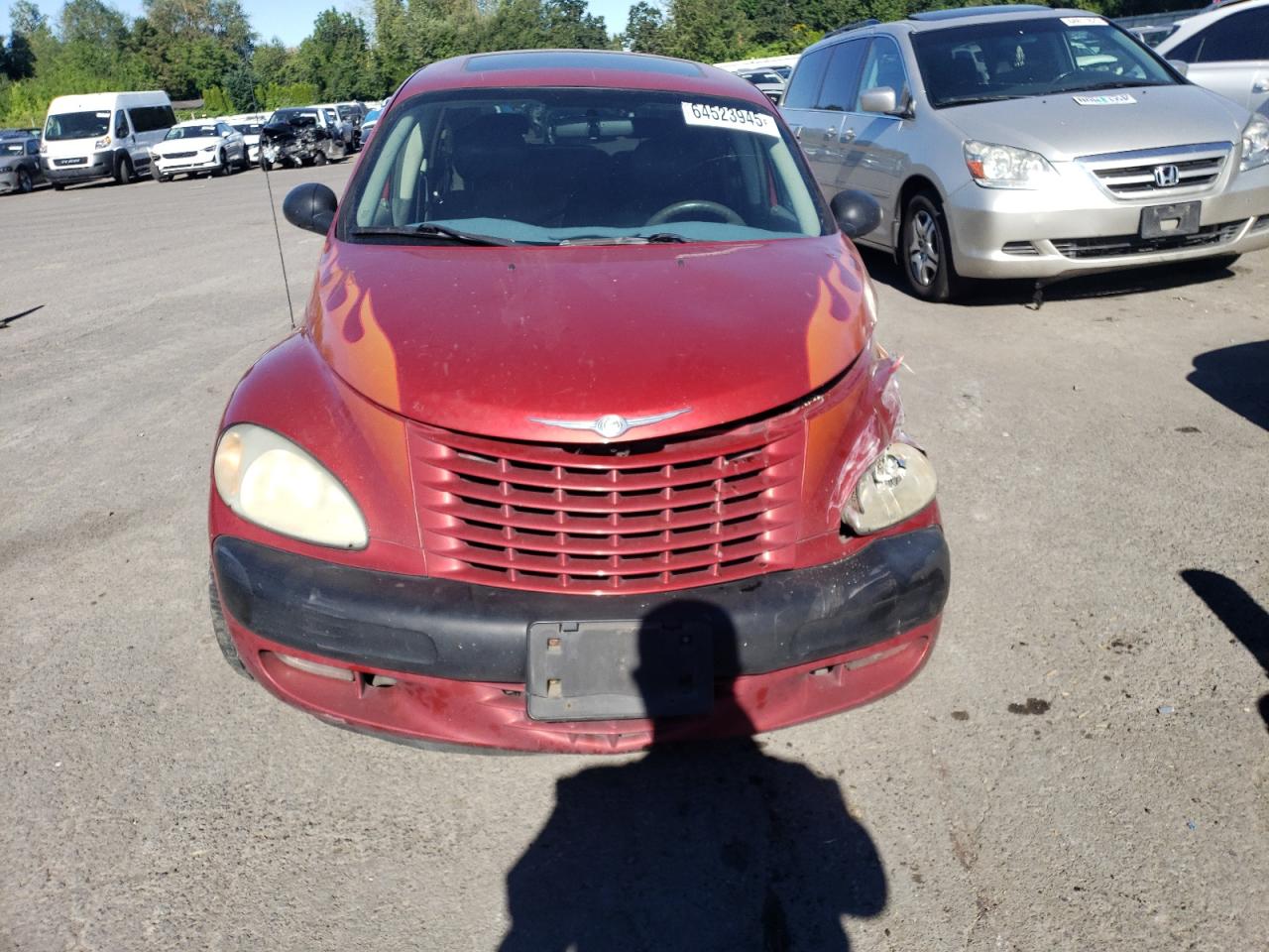 2002 Chrysler Pt Cruiser Limited Red vin: 3C8FY68B82T305519