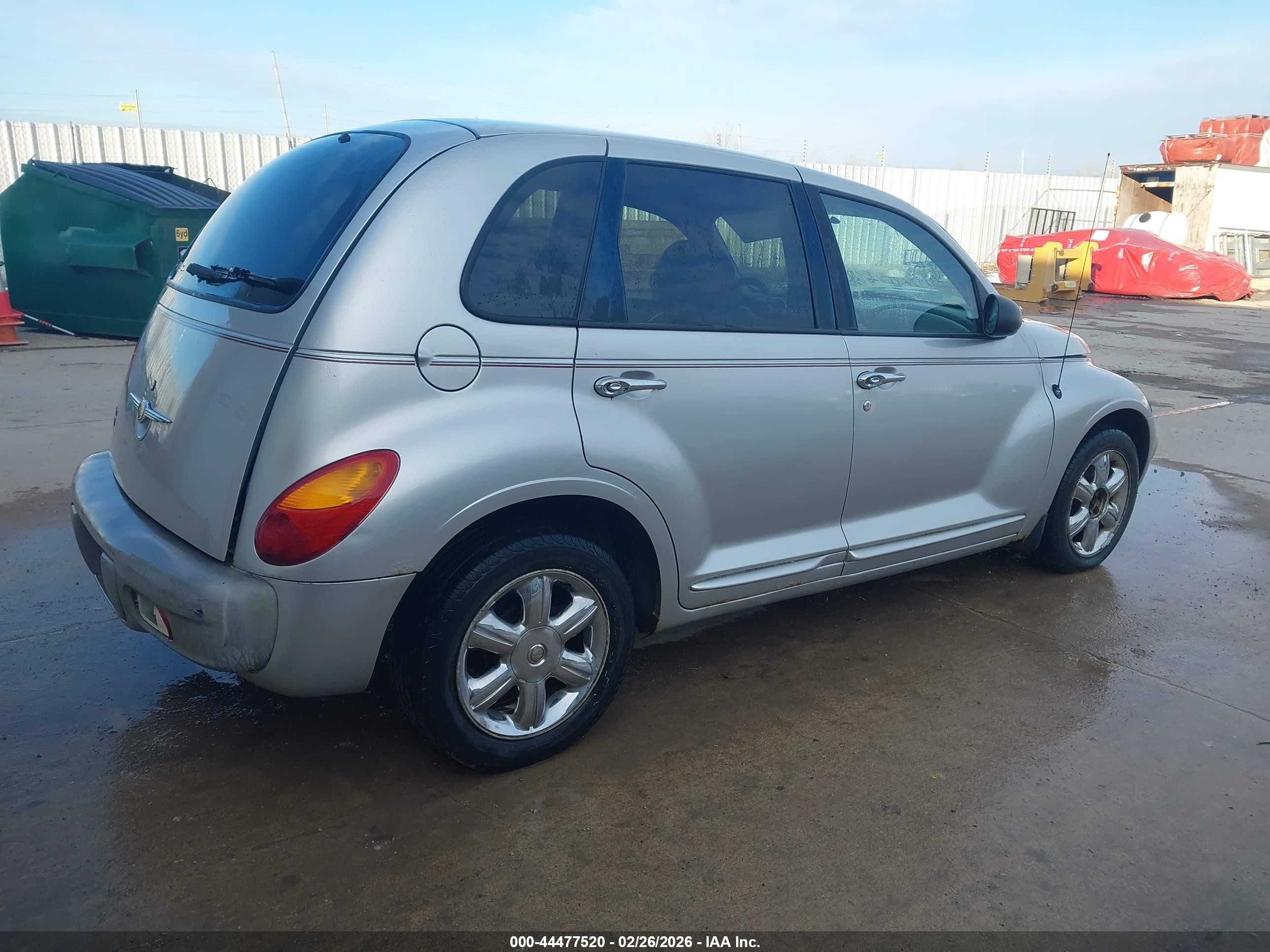 2002 Chrysler Pt Cruiser Limited Silver vin: 3C8FY68B82T345177