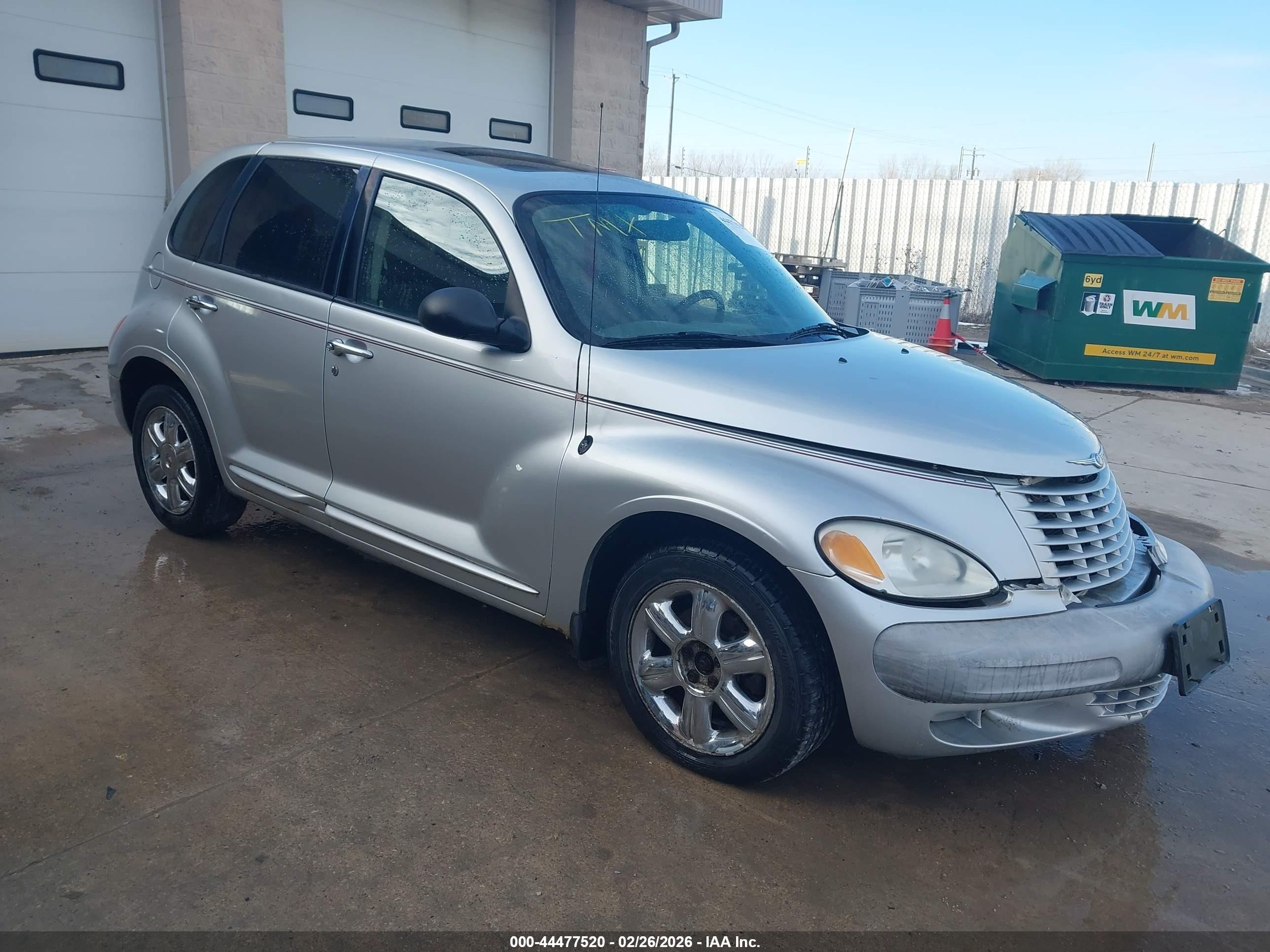 2002 Chrysler Pt Cruiser Limited Silver vin: 3C8FY68B82T345177
