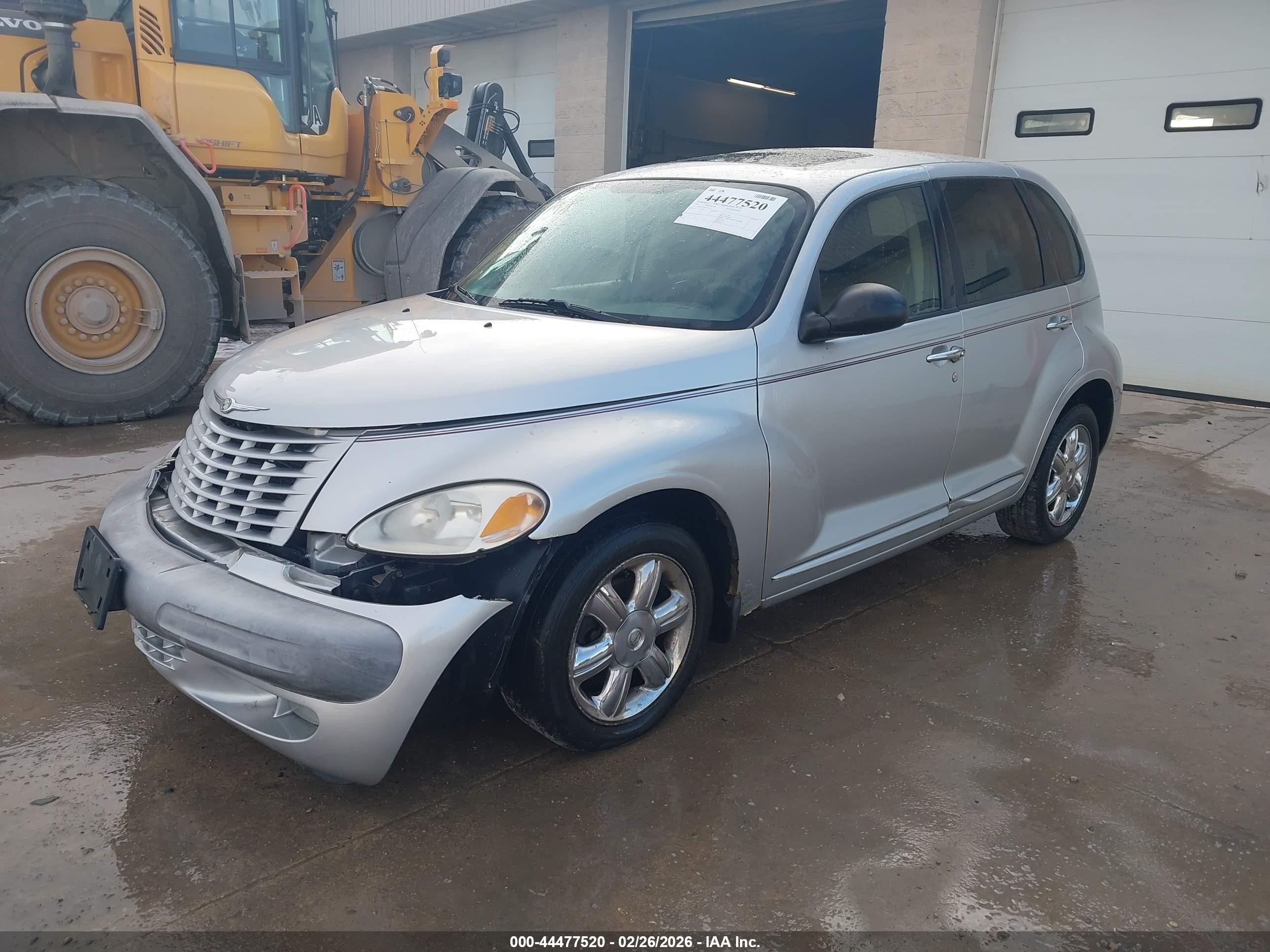 2002 Chrysler Pt Cruiser Limited Silver vin: 3C8FY68B82T345177