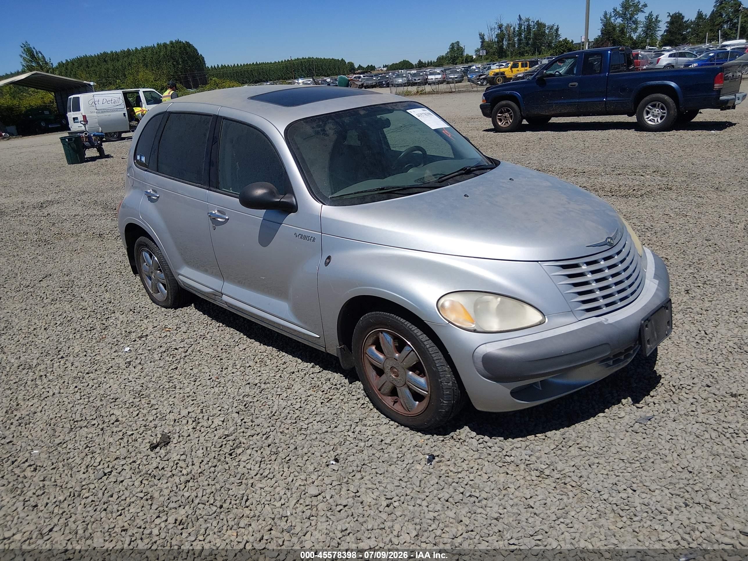 2002 Chrysler Pt Cruiser Limited Серебряный vin: 3C8FY68B82T375411