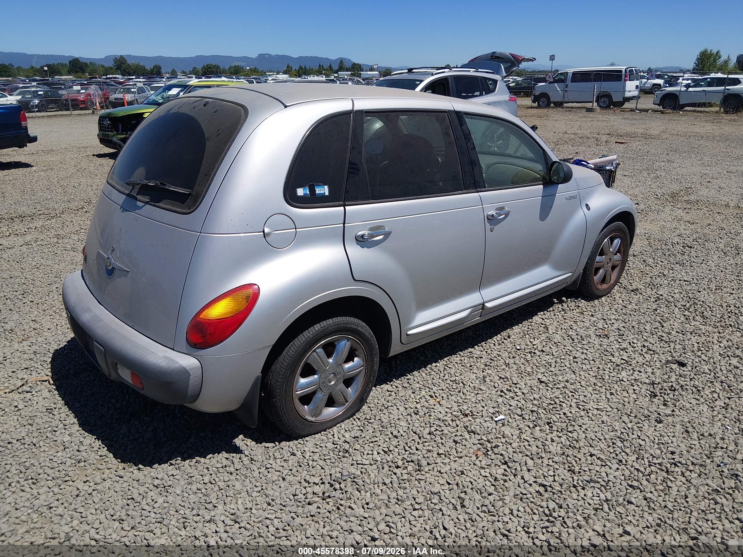 2002 Chrysler Pt Cruiser Limited Серебряный vin: 3C8FY68B82T375411