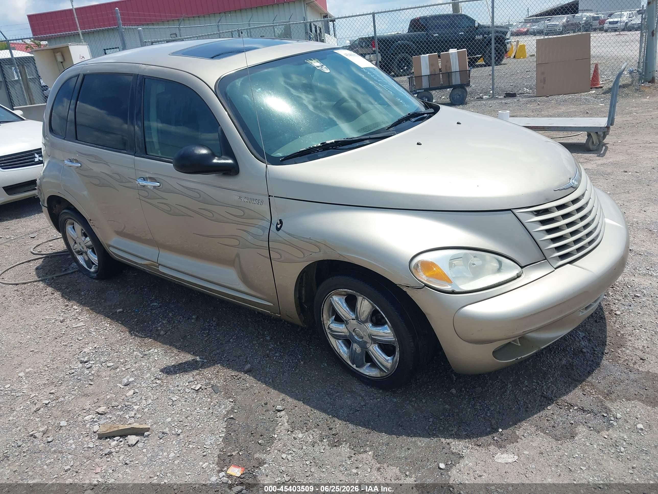 2004 Chrysler Pt Cruiser Limited Tan vin: 3C8FY68B84T338975