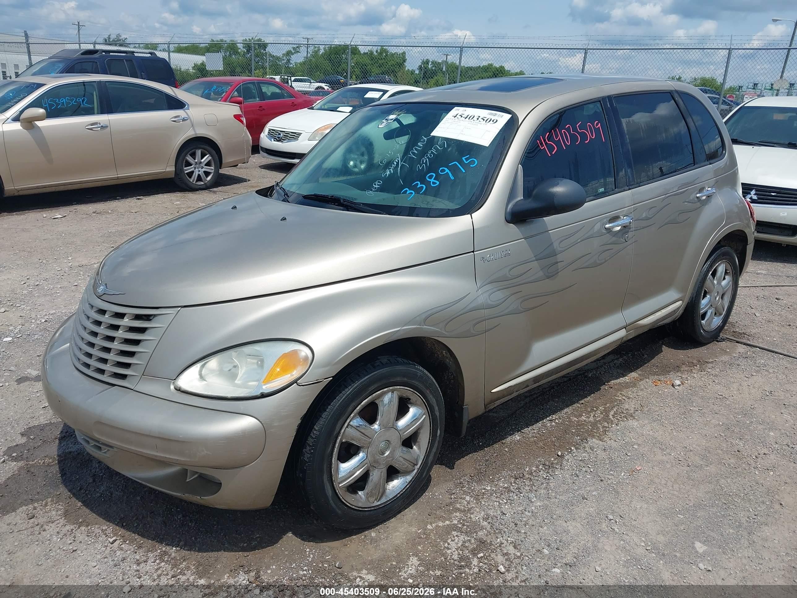2004 Chrysler Pt Cruiser Limited Tan vin: 3C8FY68B84T338975