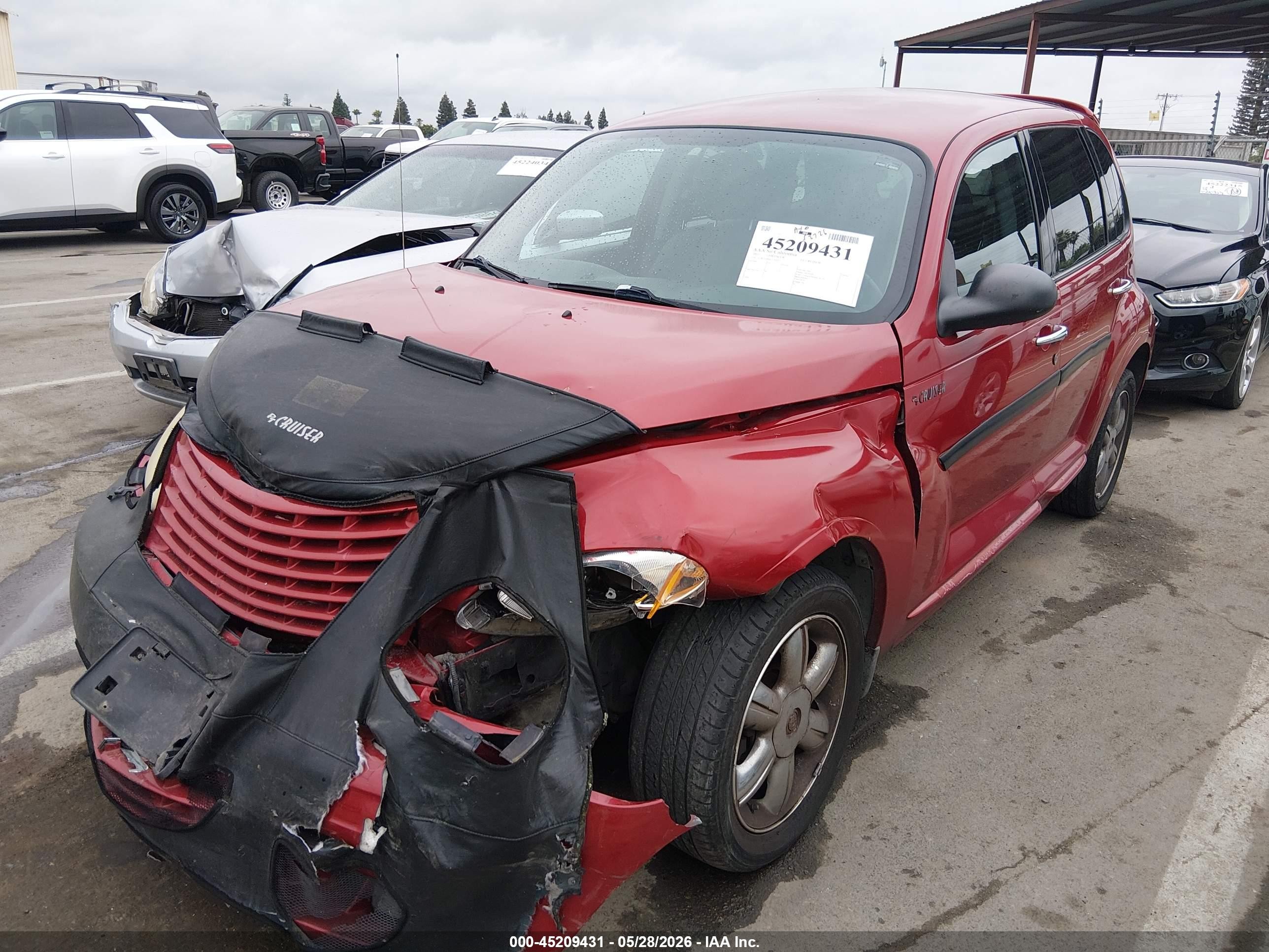 2005 Chrysler Pt Cruiser Limited Red vin: 3C8FY68B85T561437