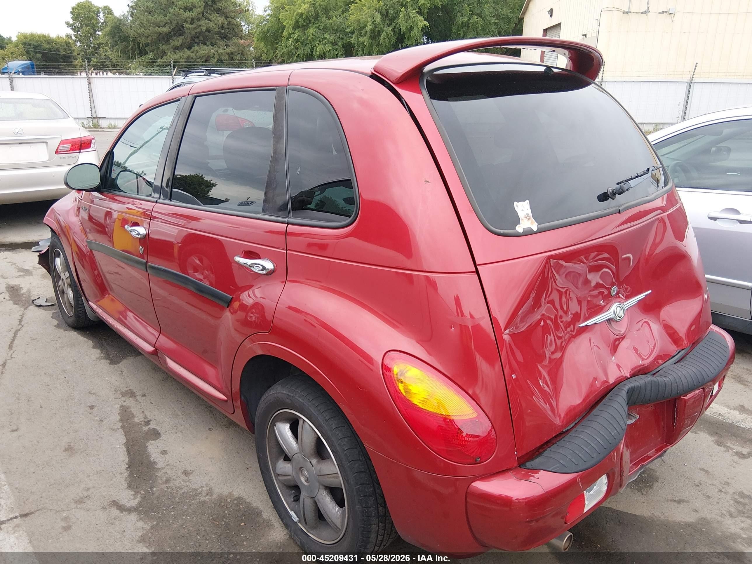 2005 Chrysler Pt Cruiser Limited Red vin: 3C8FY68B85T561437