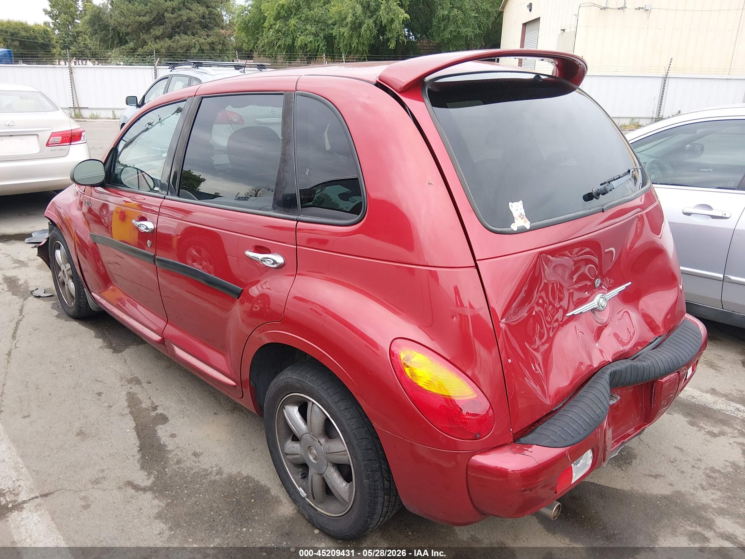 2005 Chrysler Pt Cruiser Limited Red vin: 3C8FY68B85T561437