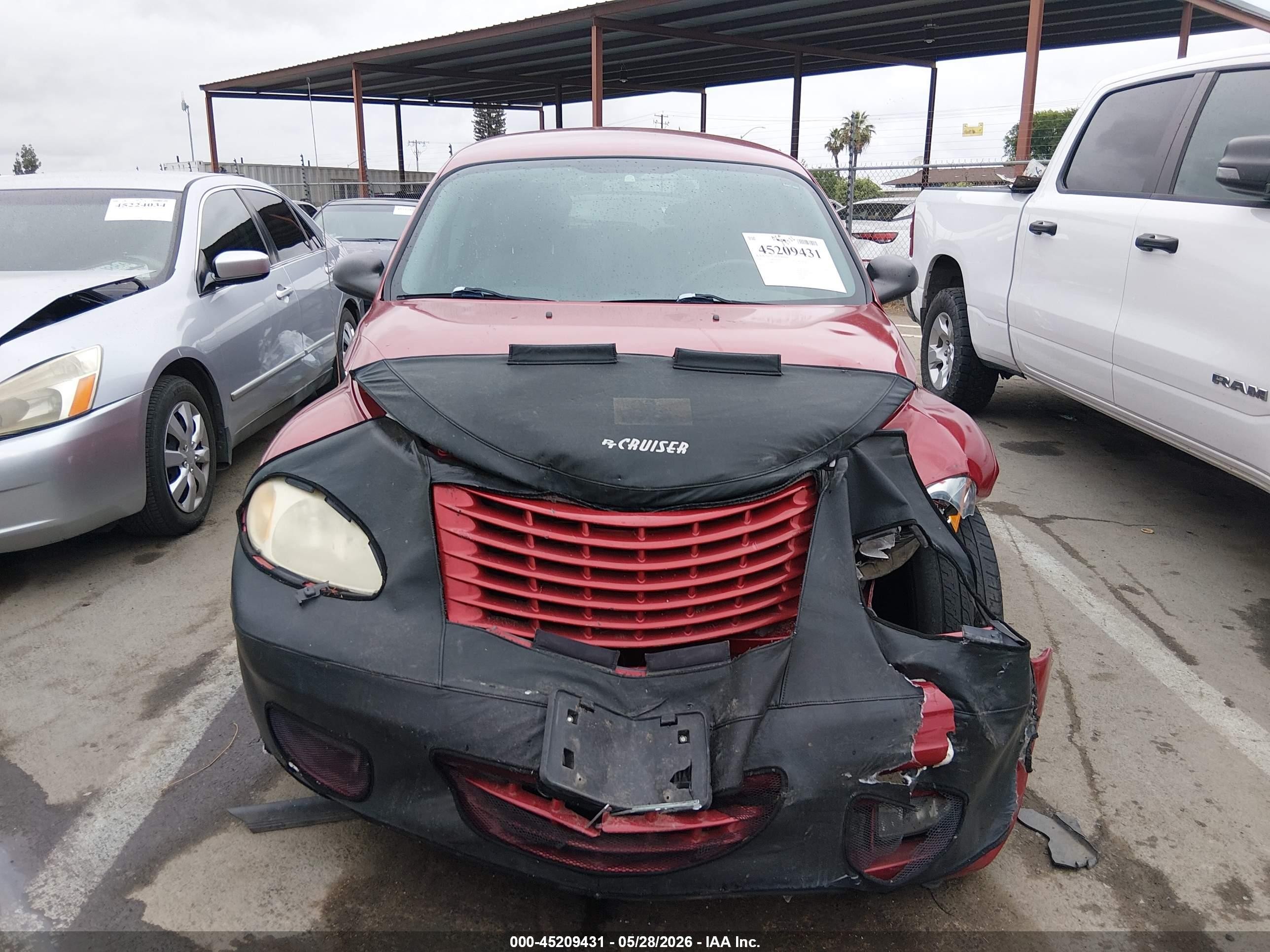 2005 Chrysler Pt Cruiser Limited Red vin: 3C8FY68B85T561437