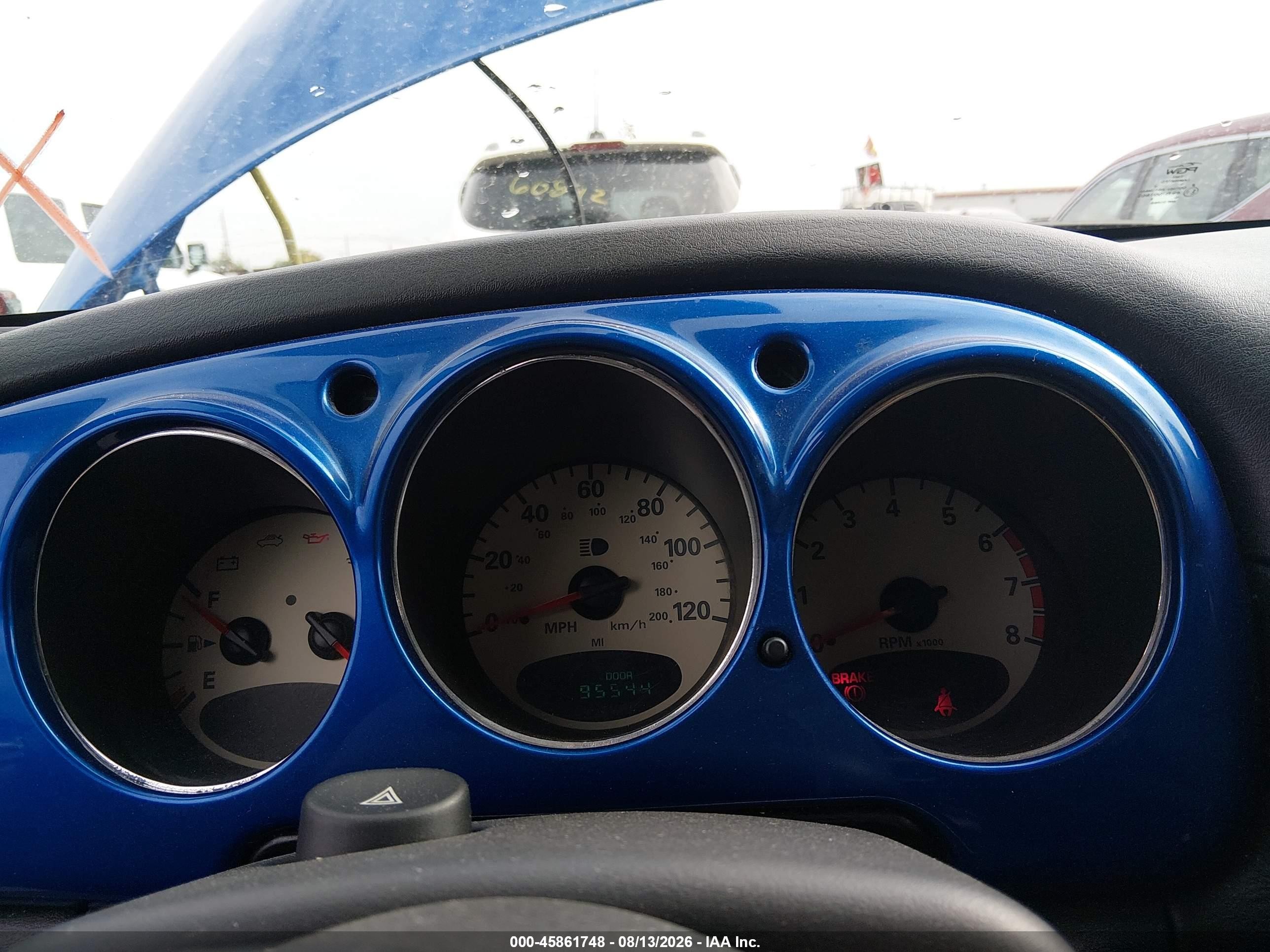 2005 Chrysler Pt Cruiser Limited Blue vin: 3C8FY68B85T567609