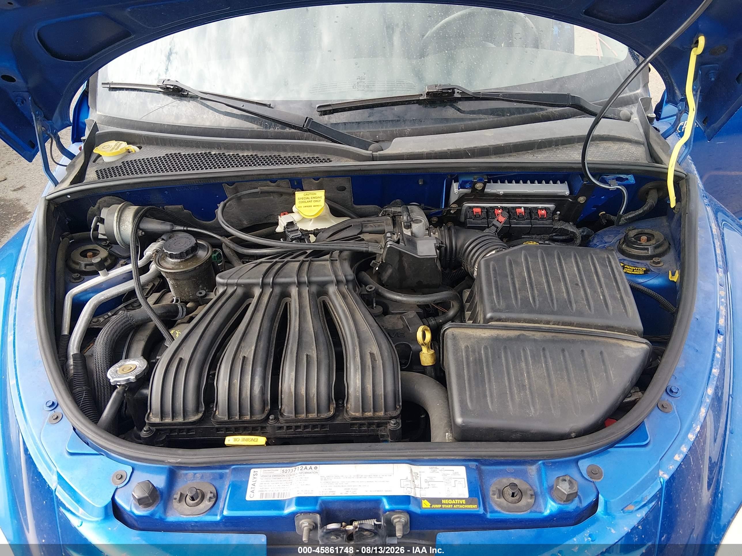 2005 Chrysler Pt Cruiser Limited Blue vin: 3C8FY68B85T567609