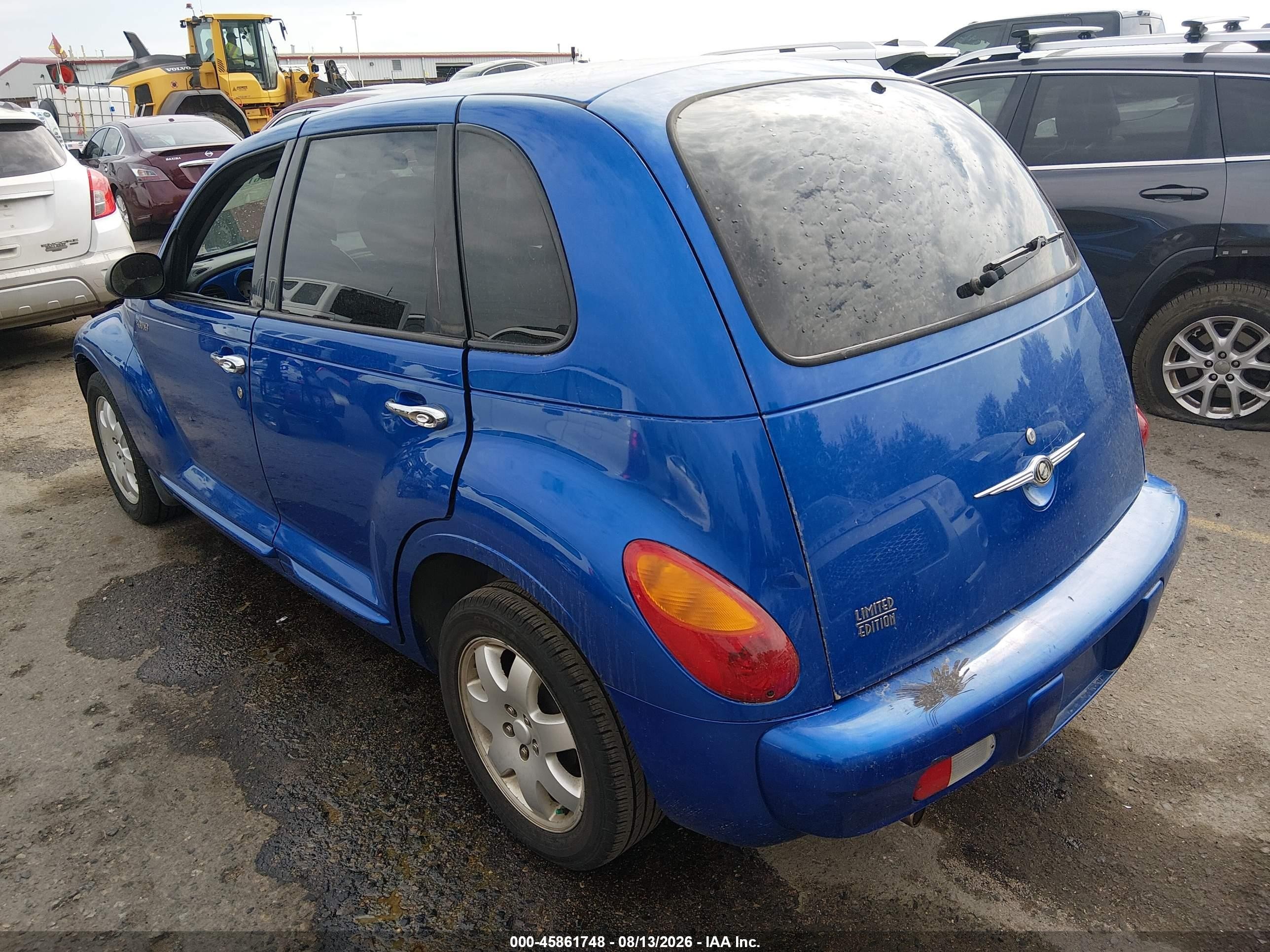 2005 Chrysler Pt Cruiser Limited Blue vin: 3C8FY68B85T567609
