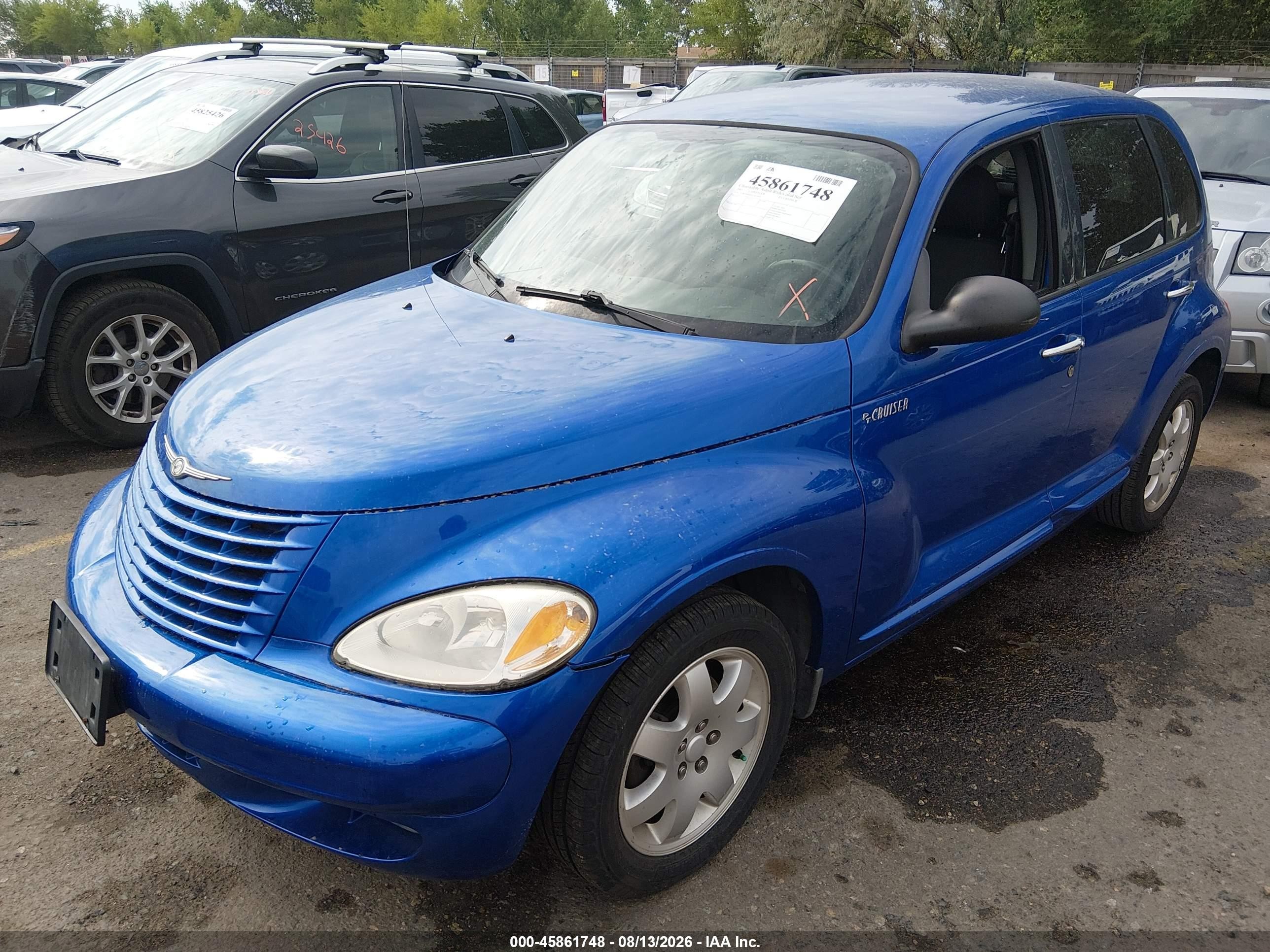 2005 Chrysler Pt Cruiser Limited Blue vin: 3C8FY68B85T567609