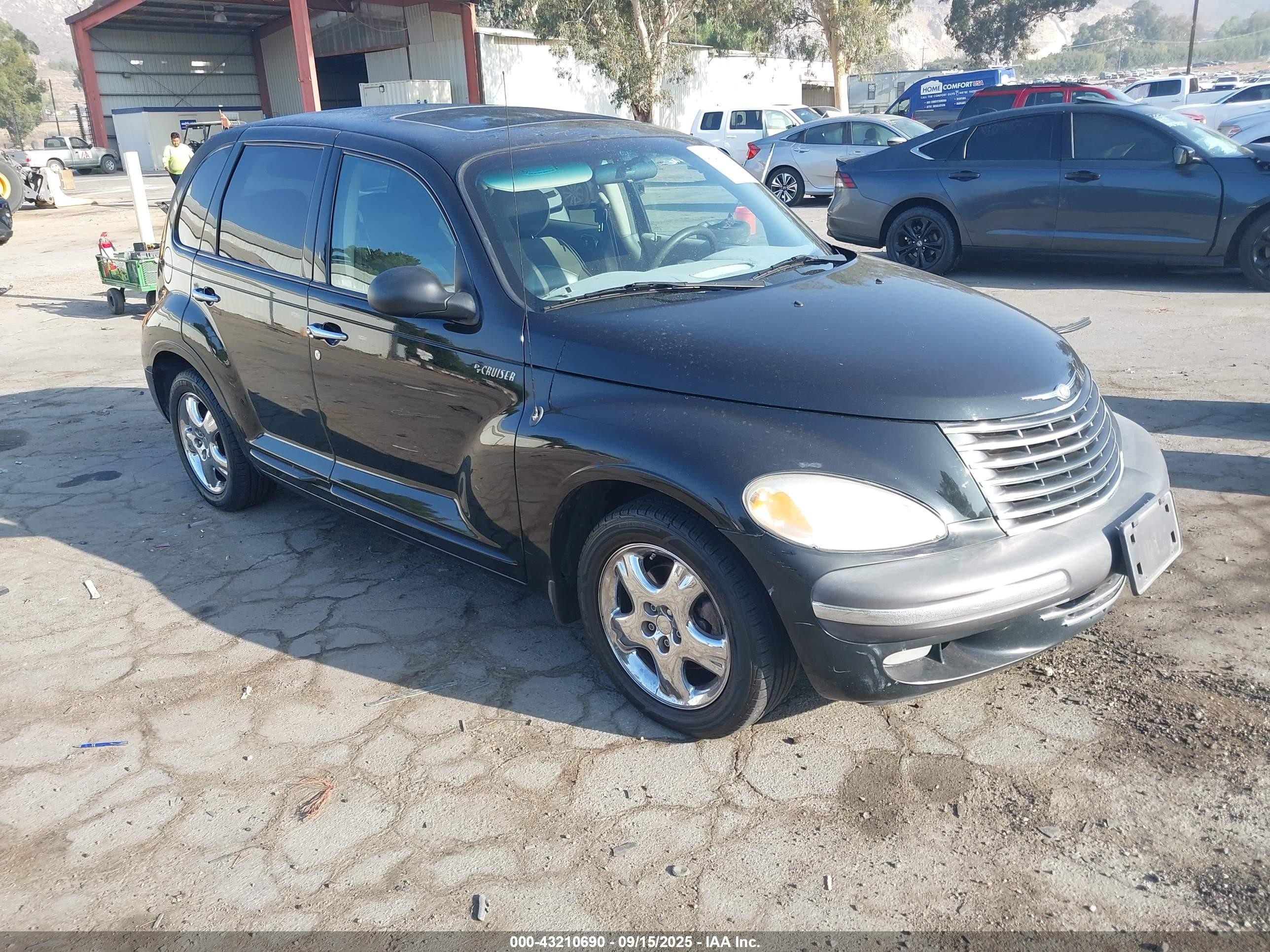 2002 Chrysler Pt Cruiser Limited Black vin: 3C8FY68B92T211505