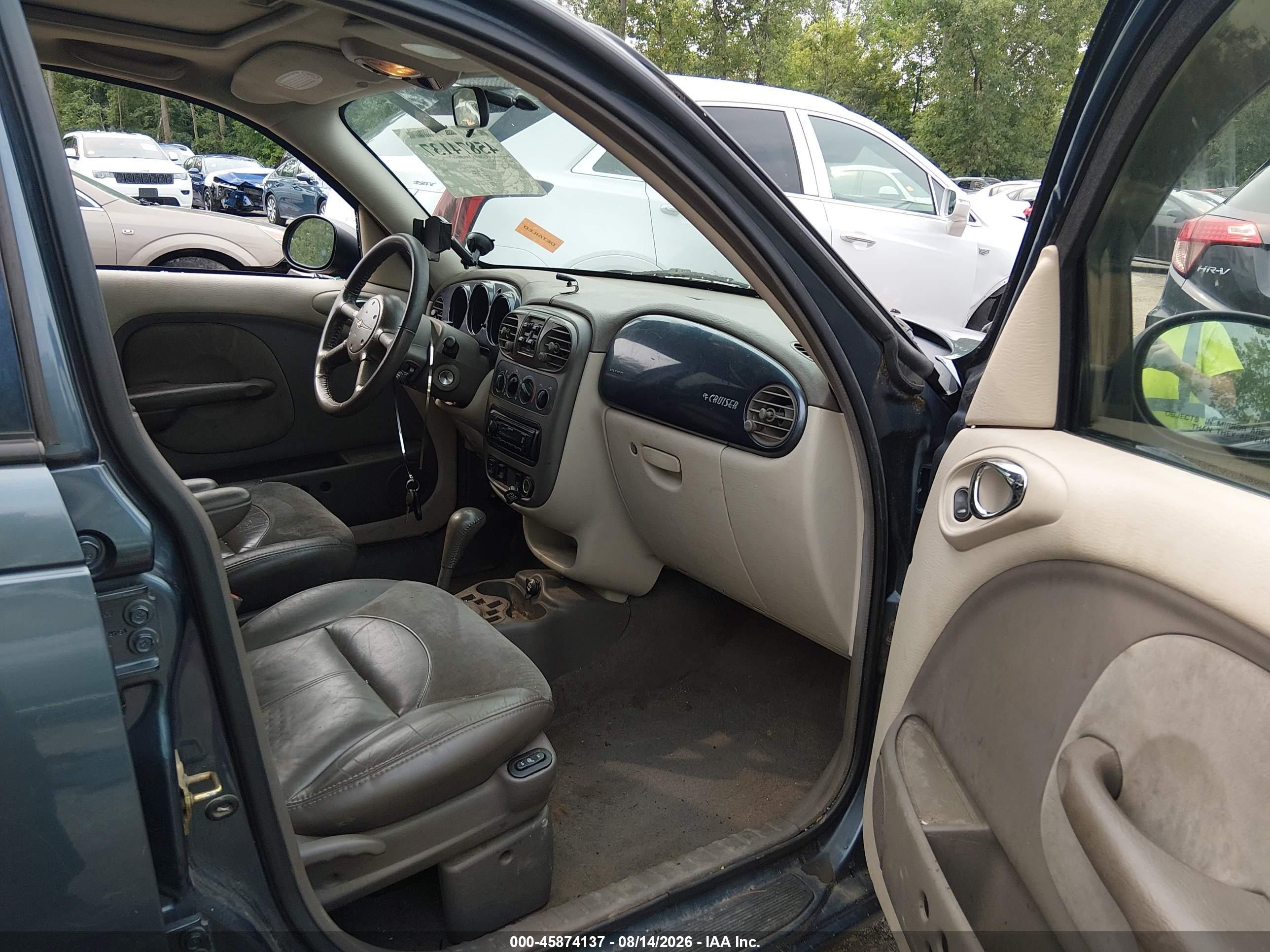 2002 Chrysler Pt Cruiser Limited Blue vin: 3C8FY68B92T221144