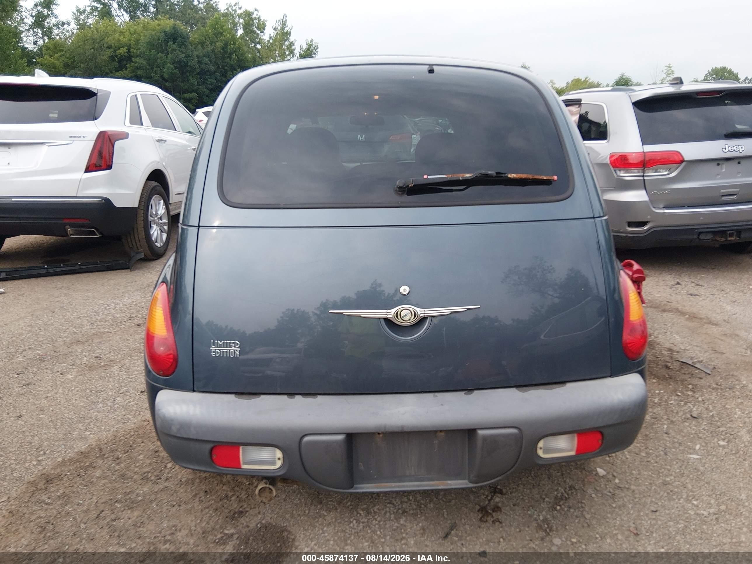 2002 Chrysler Pt Cruiser Limited Blue vin: 3C8FY68B92T221144