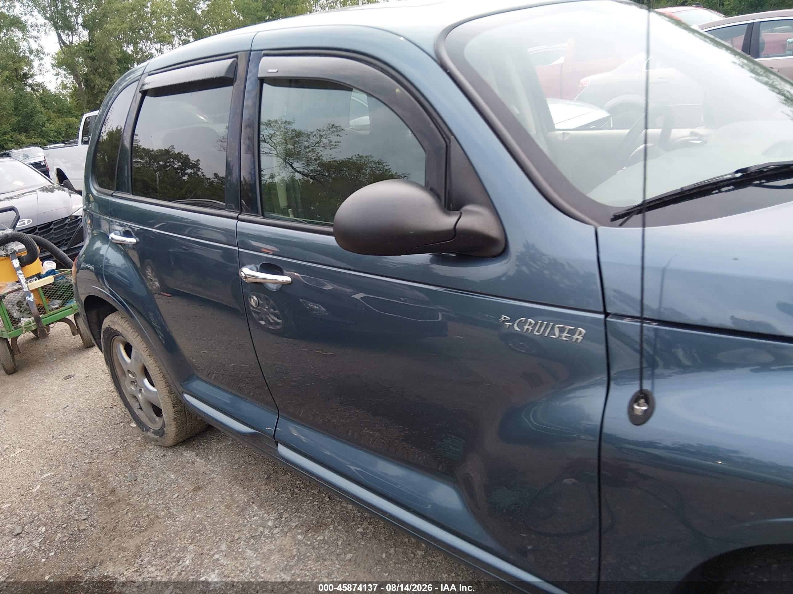 2002 Chrysler Pt Cruiser Limited Blue vin: 3C8FY68B92T221144