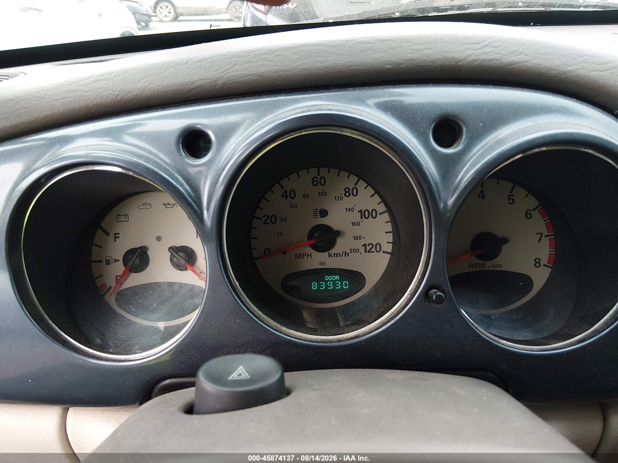 2002 Chrysler Pt Cruiser Limited Blue vin: 3C8FY68B92T221144