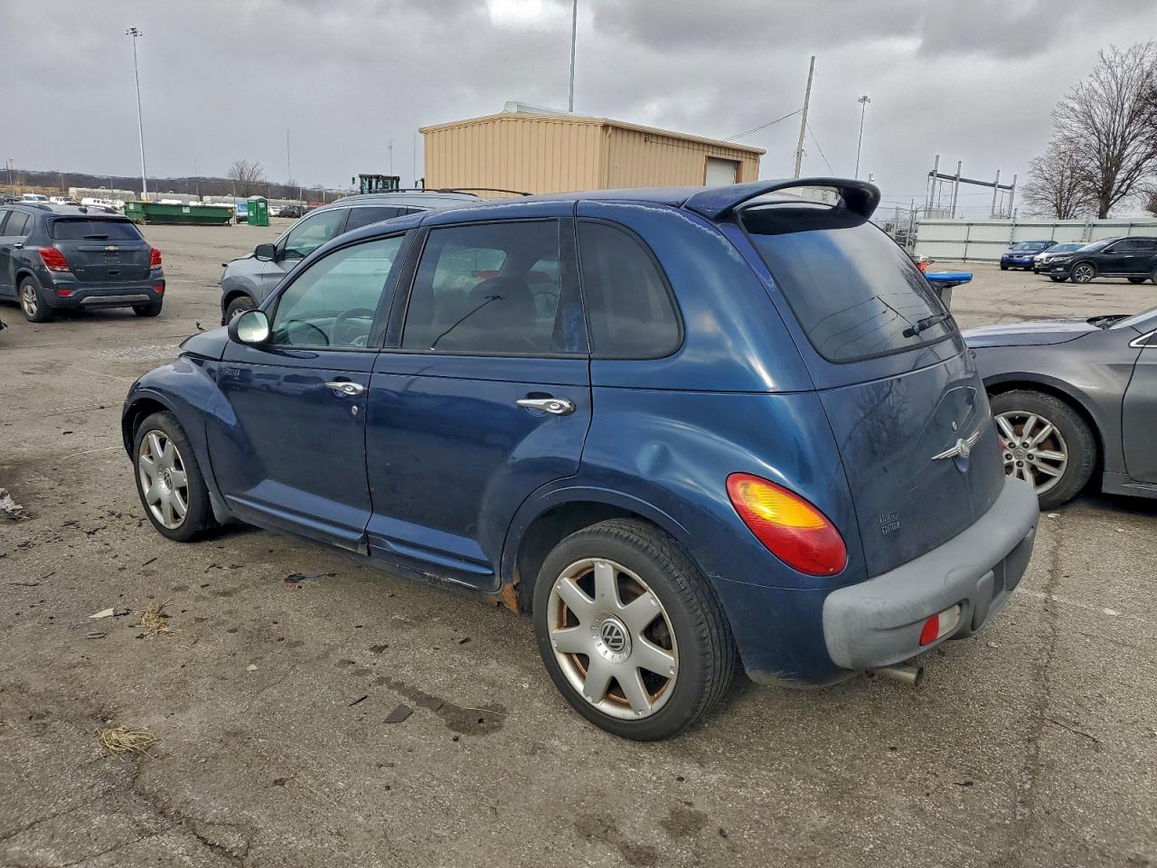 2002 Chrysler Pt Cruiser Limited Blue vin: 3C8FY68B92T328145