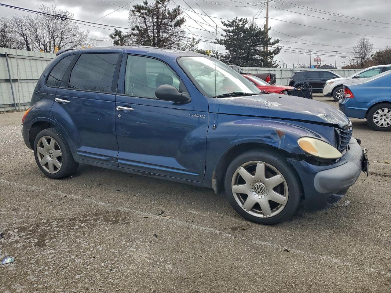 2002 Chrysler Pt Cruiser Limited Blue vin: 3C8FY68B92T328145