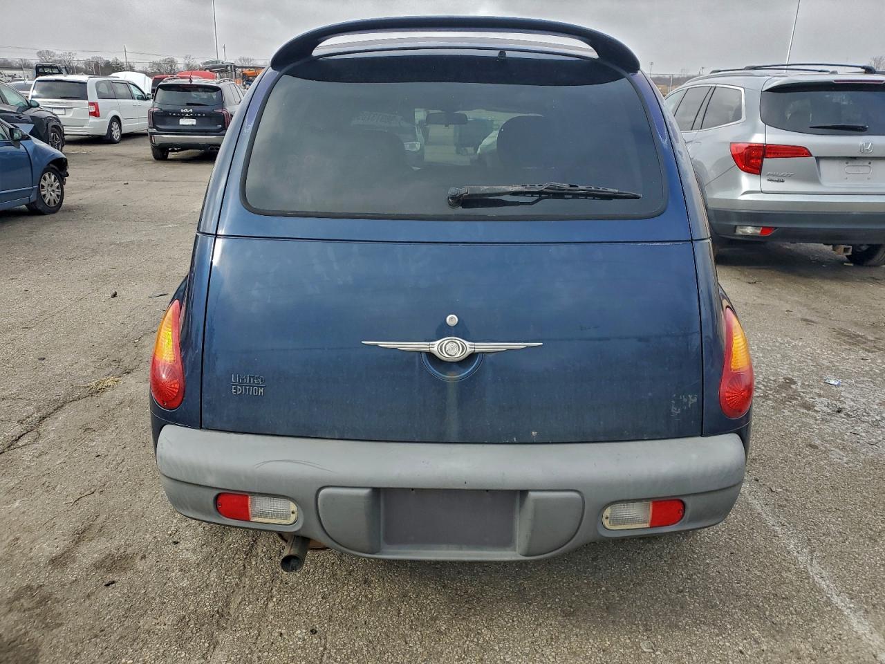 2002 Chrysler Pt Cruiser Limited Blue vin: 3C8FY68B92T328145