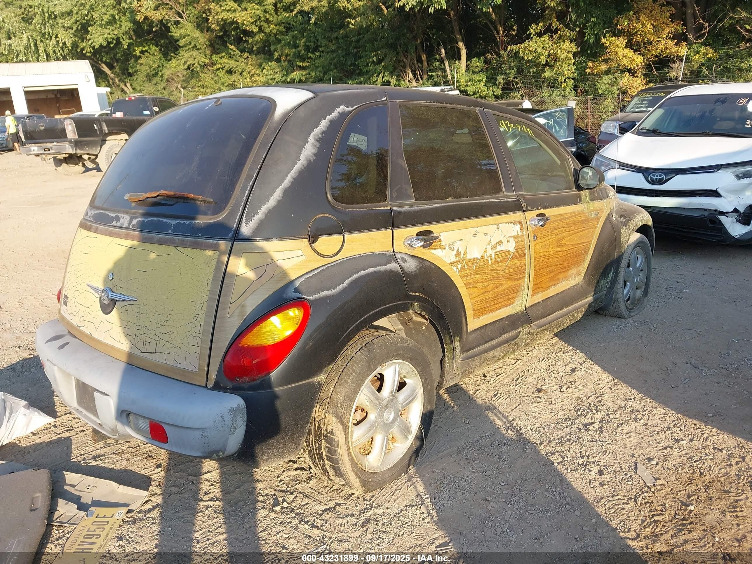 2002 Chrysler Pt Cruiser Limited Black vin: 3C8FY68B92T385851