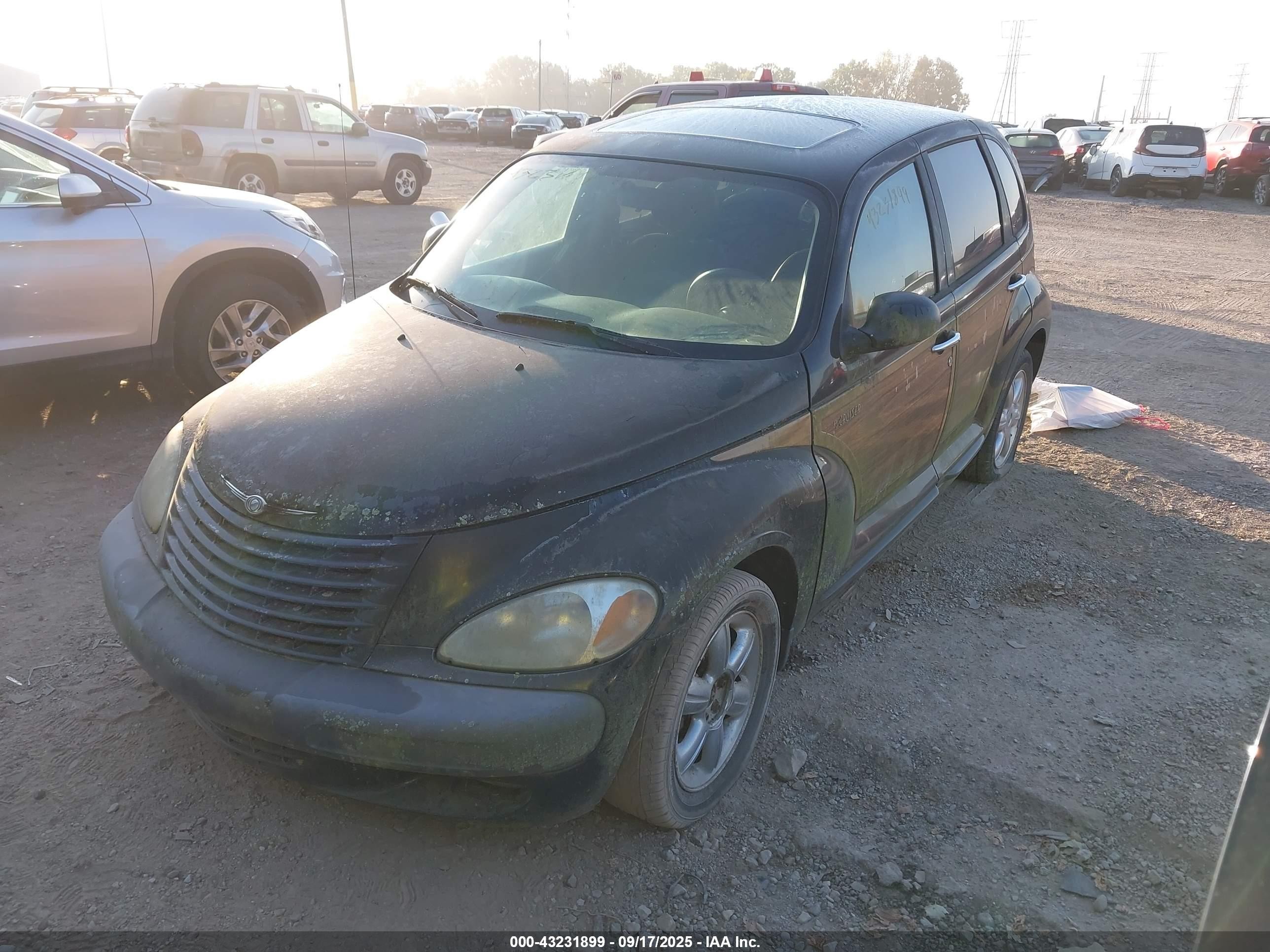 2002 Chrysler Pt Cruiser Limited Black vin: 3C8FY68B92T385851