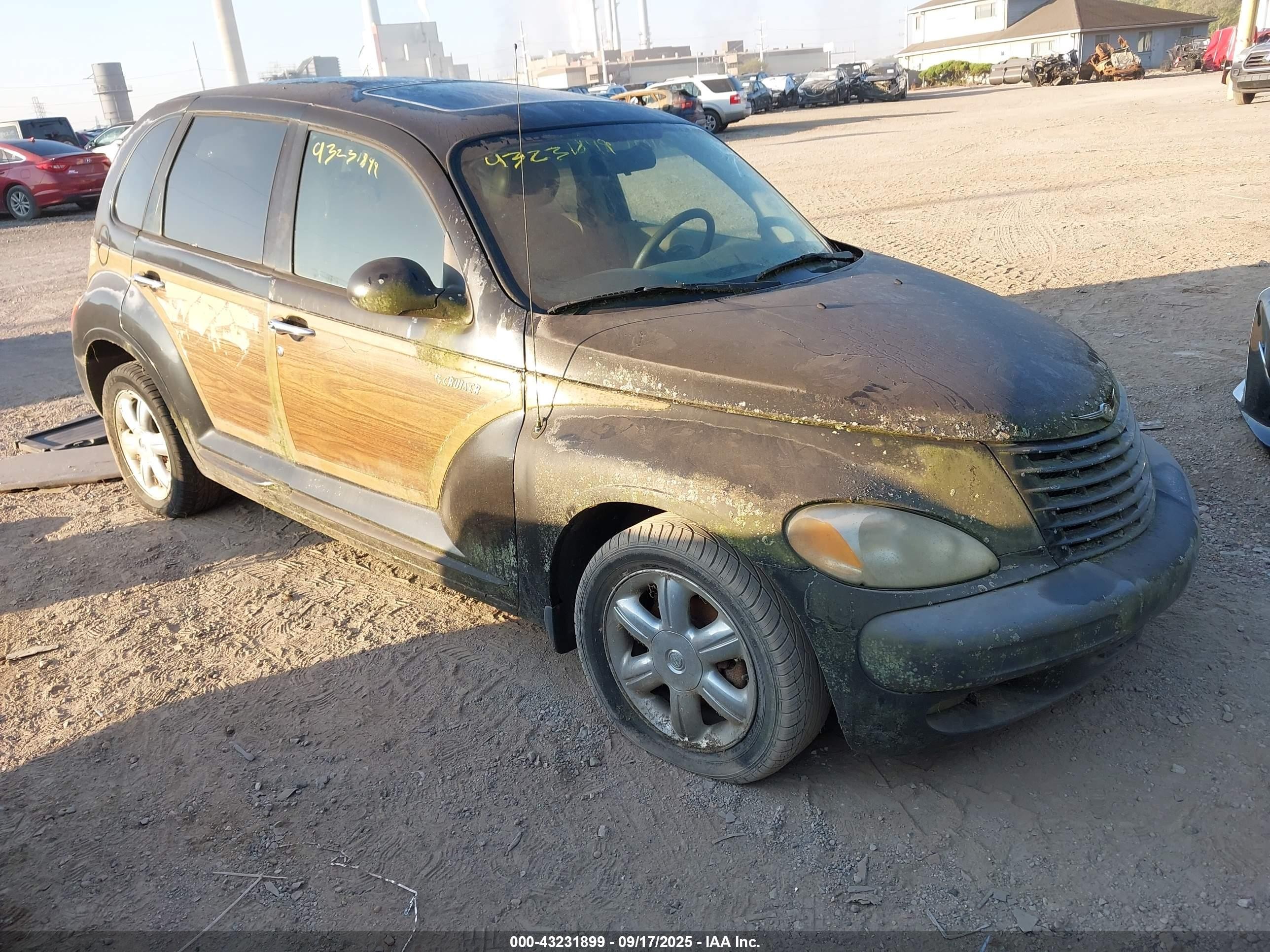 2002 Chrysler Pt Cruiser Limited Black vin: 3C8FY68B92T385851