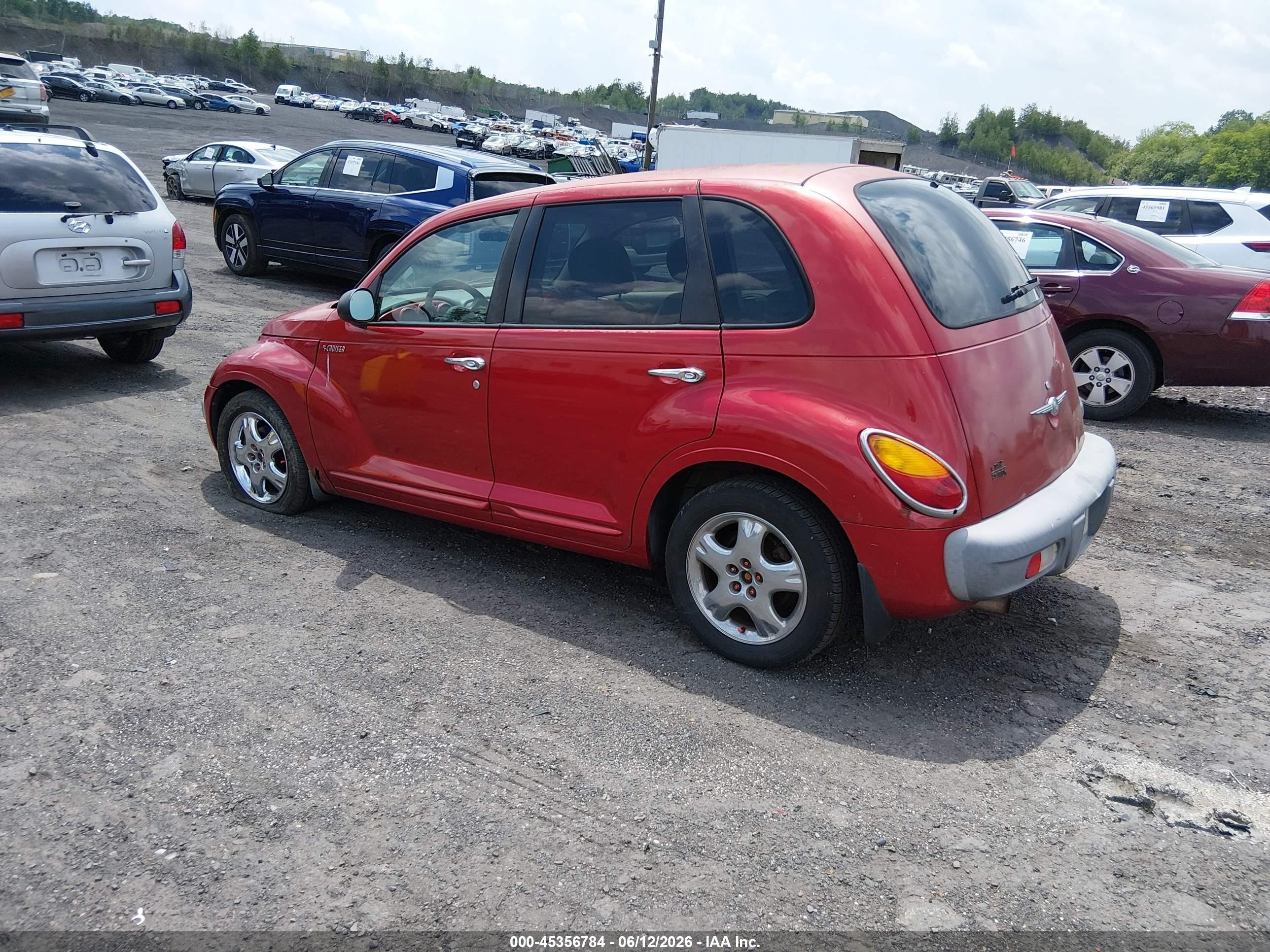 2002 Chrysler Pt Cruiser Limited Красный vin: 3C8FY68BX2T200612