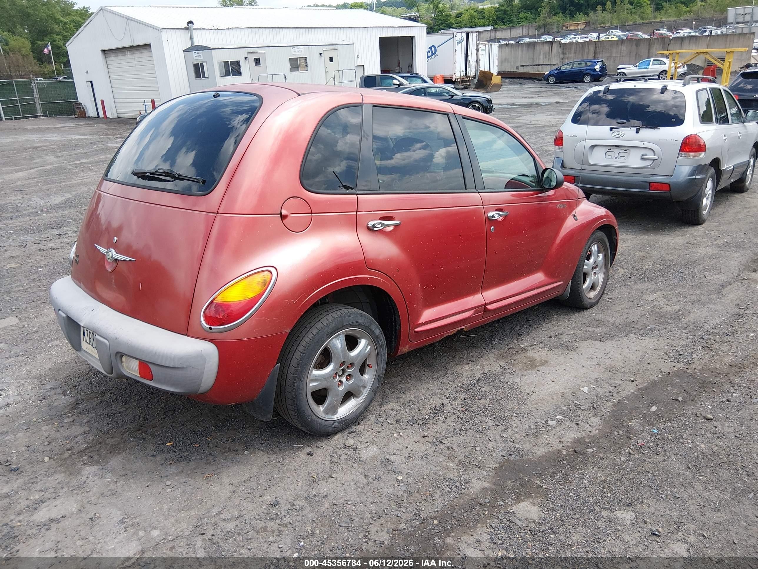 2002 Chrysler Pt Cruiser Limited Красный vin: 3C8FY68BX2T200612