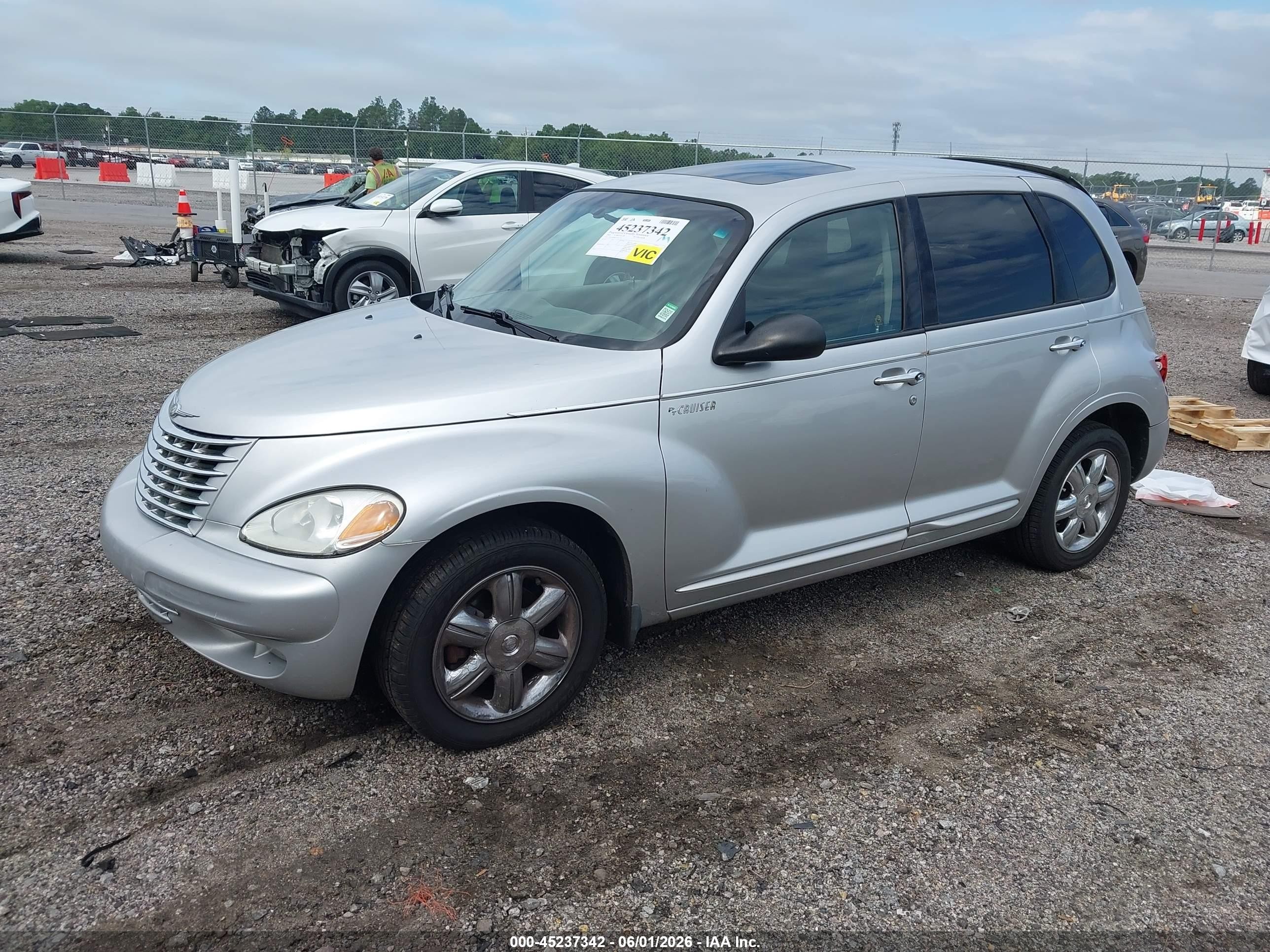 2003 Chrysler Pt Cruiser Limited Gray vin: 3C8FY68BX3T565714