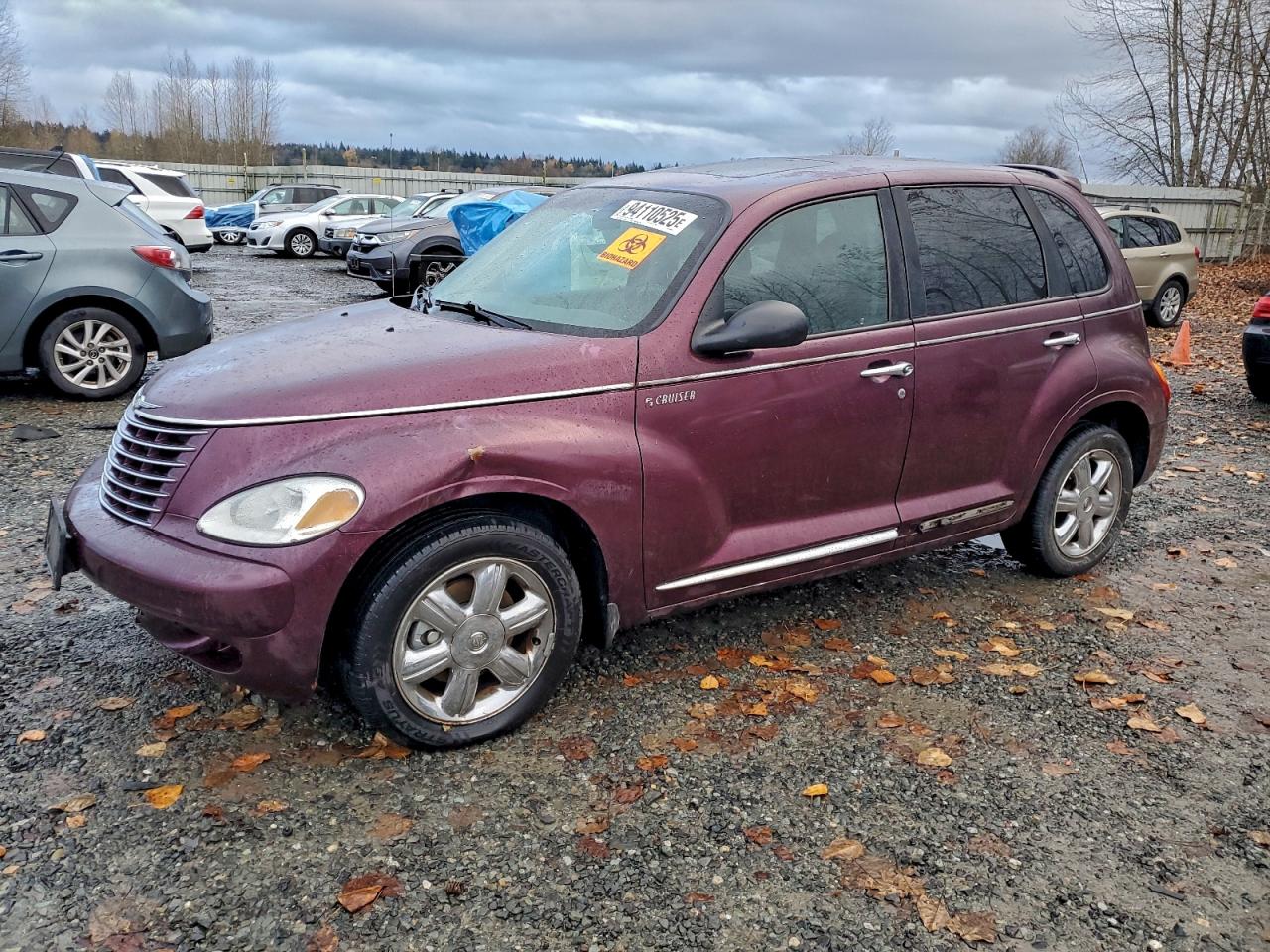 2003 Chrysler Pt Cruiser Limited Burgundy vin: 3C8FY68BX3T595974