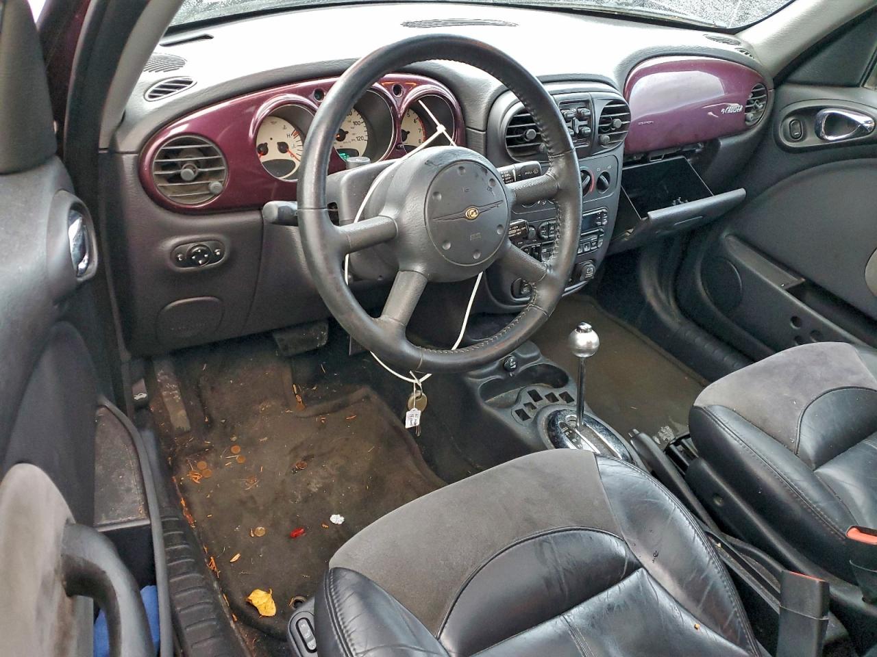 2003 Chrysler Pt Cruiser Limited Burgundy vin: 3C8FY68BX3T595974