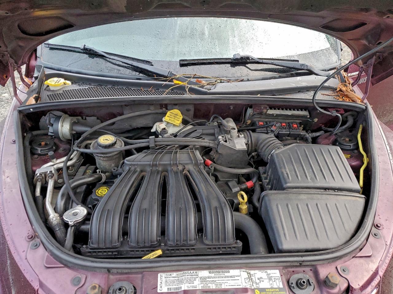 2003 Chrysler Pt Cruiser Limited Burgundy vin: 3C8FY68BX3T595974
