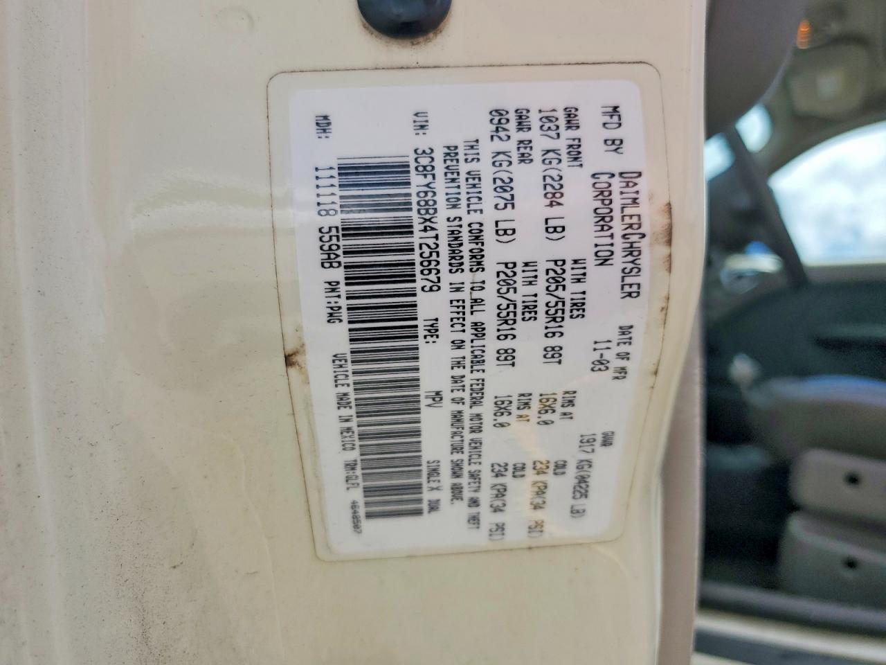 2004 Chrysler Pt Cruiser Limited Beige vin: 3C8FY68BX4T256679
